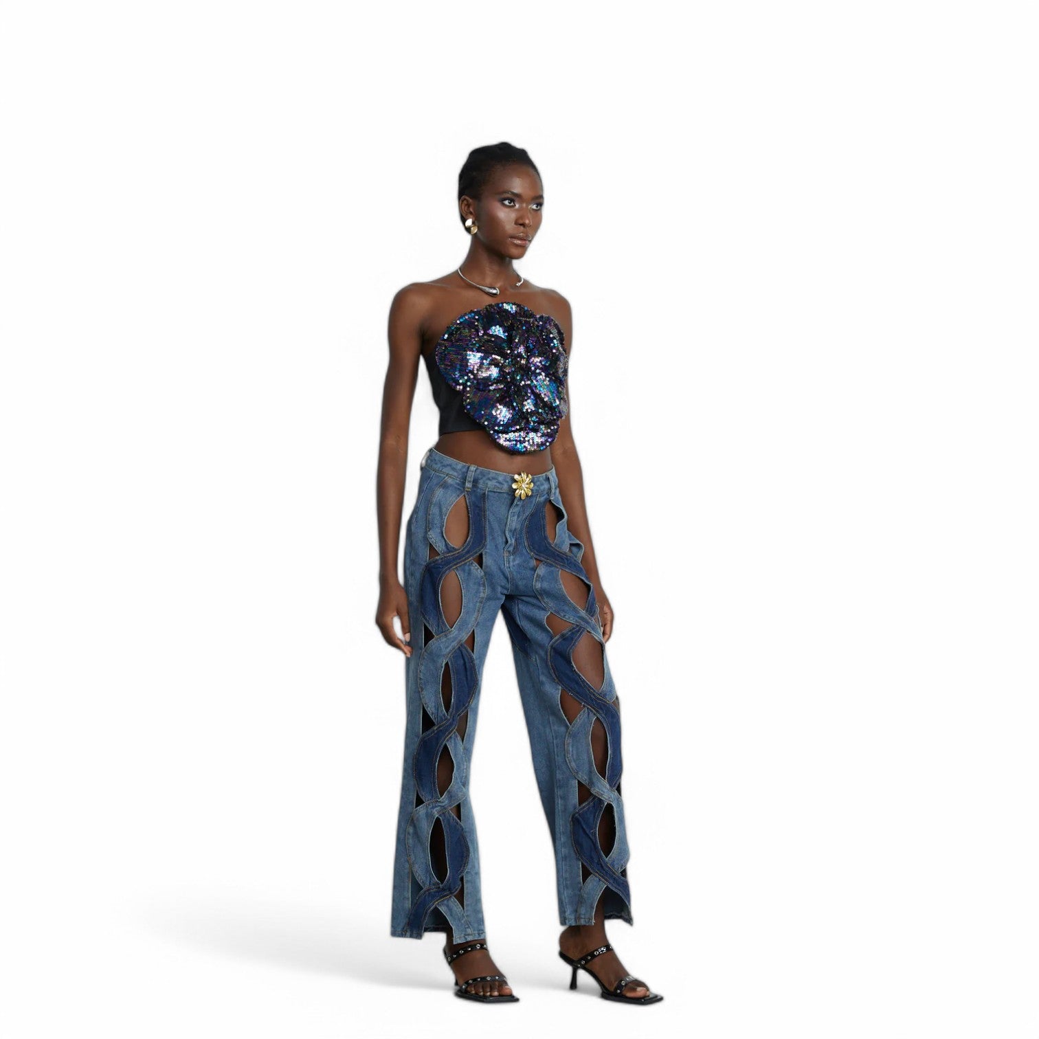 KAROL PATCHWORK JEANS