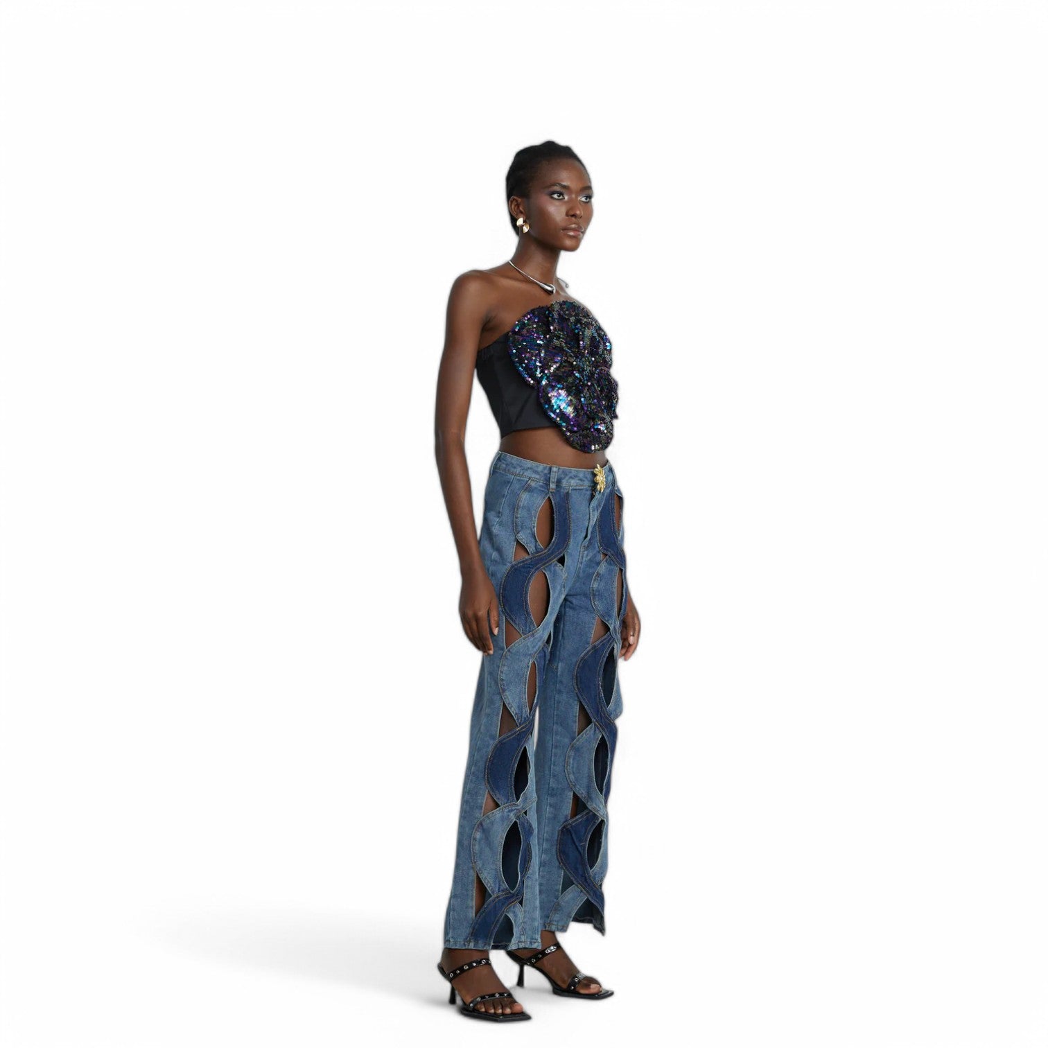 KAROL PATCHWORK JEANS