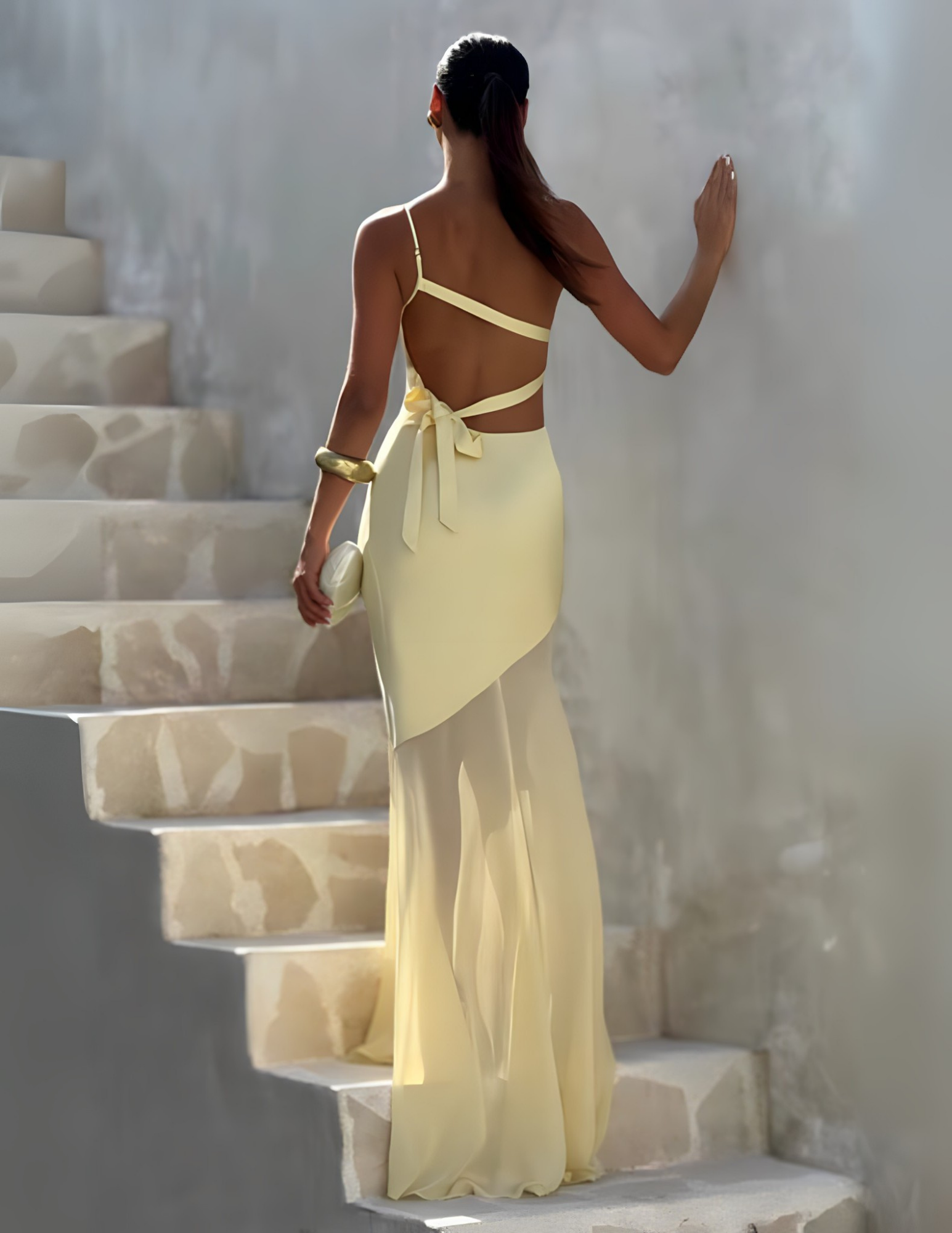 JULISSA MAXI DRESS - LEMON