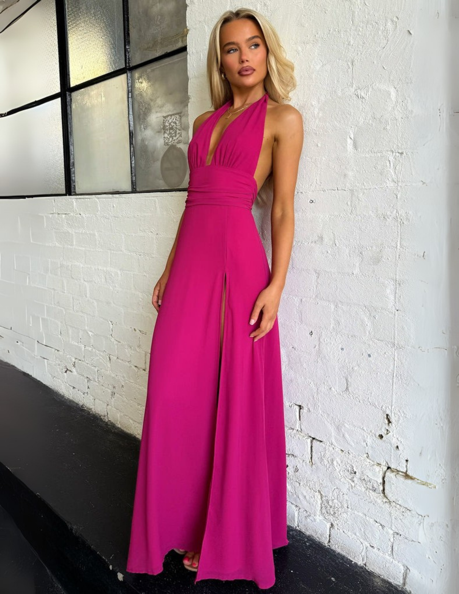 OPHELIA MAXI DRESS - AQUA