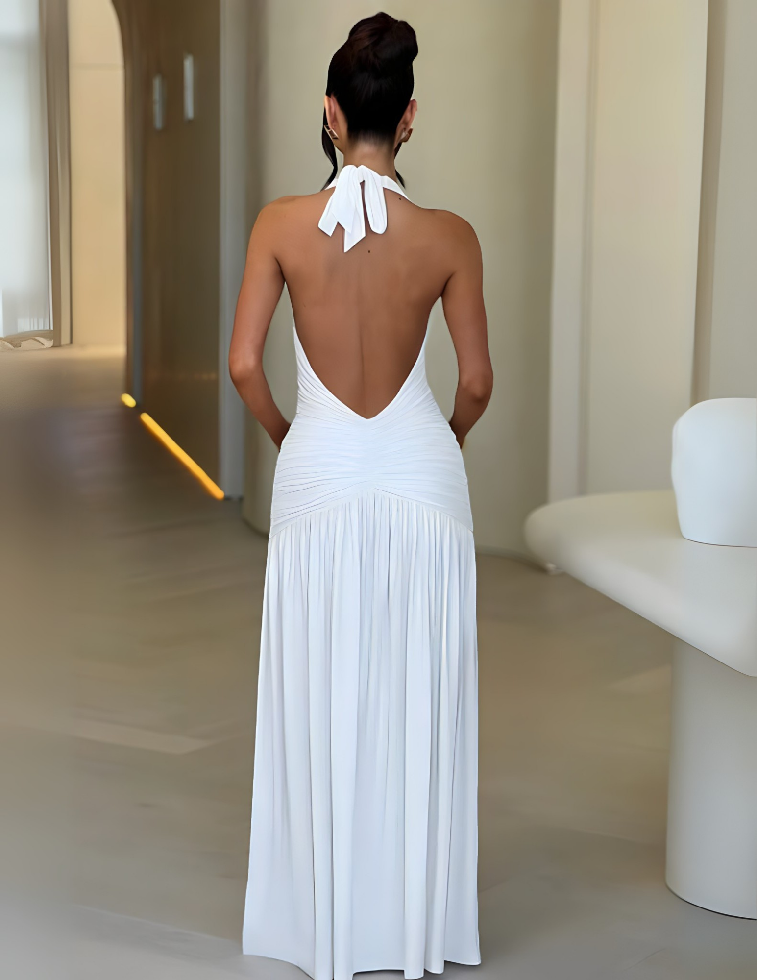 MIRELLE MAXI DRESS - IVORY