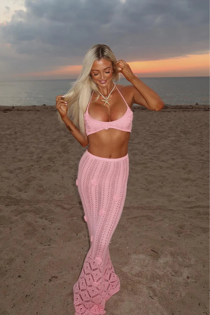 NATALIA CROCHET MAXI SKIRT SET