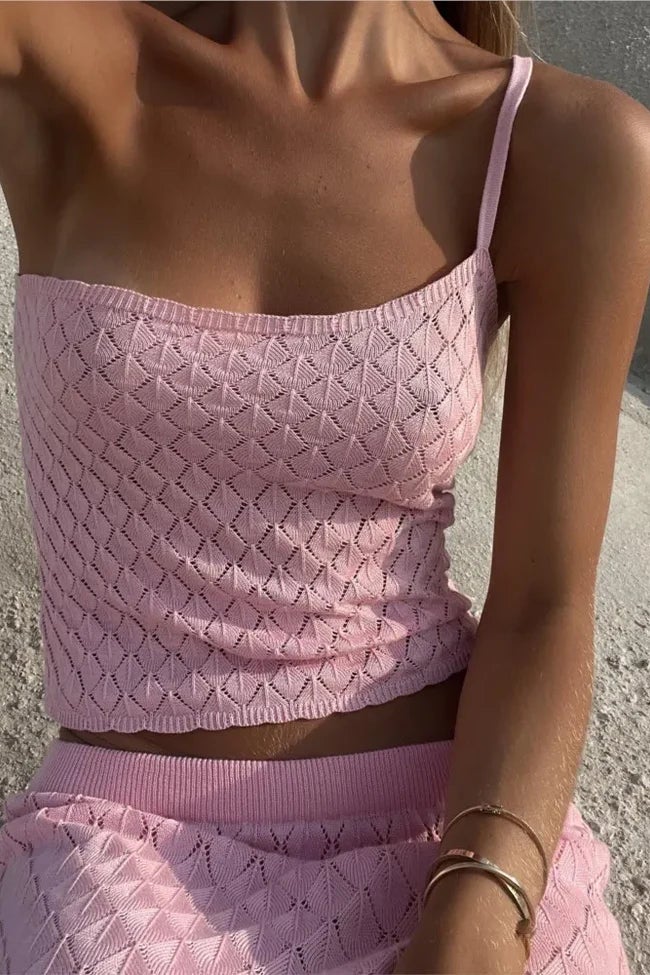 RENNES ONE-STRAP KNITTED SET