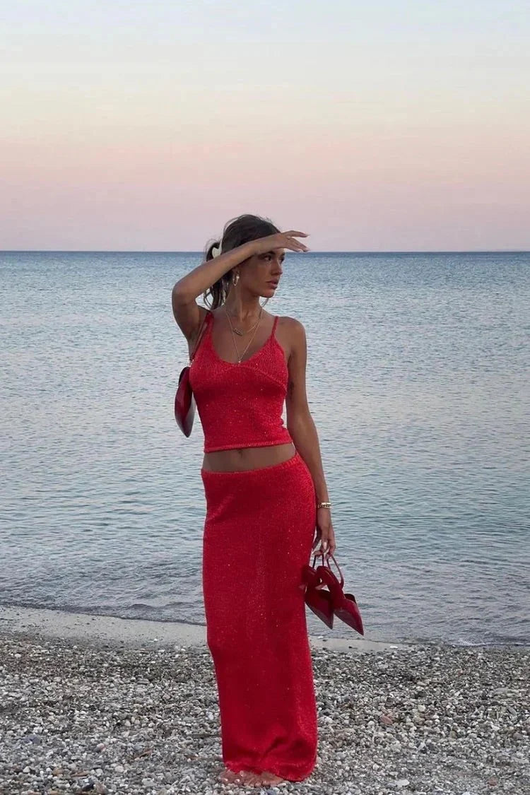 BRITTANY ELEGANT KNITTED SET