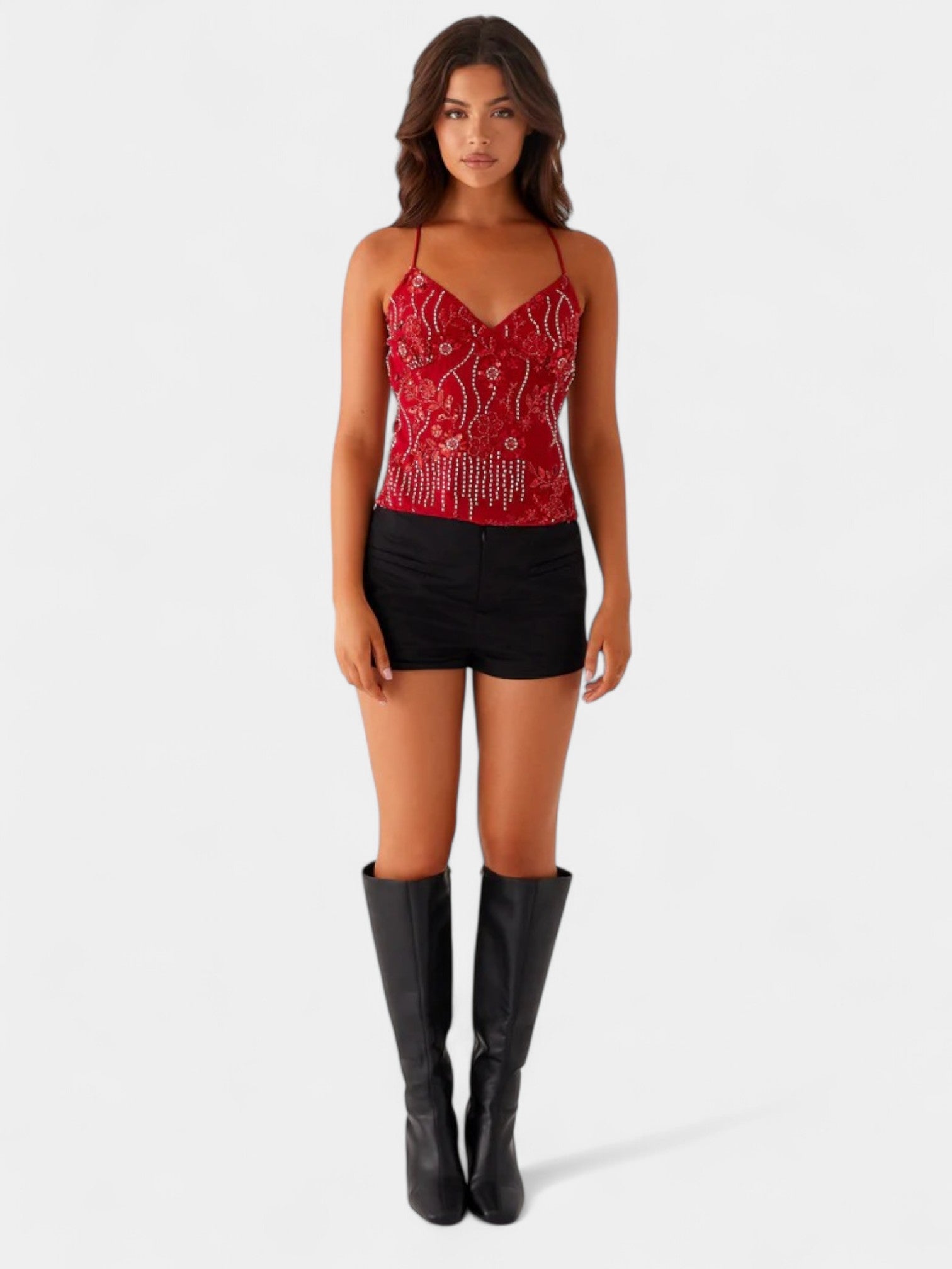 ELLIE SEQUIN TOP