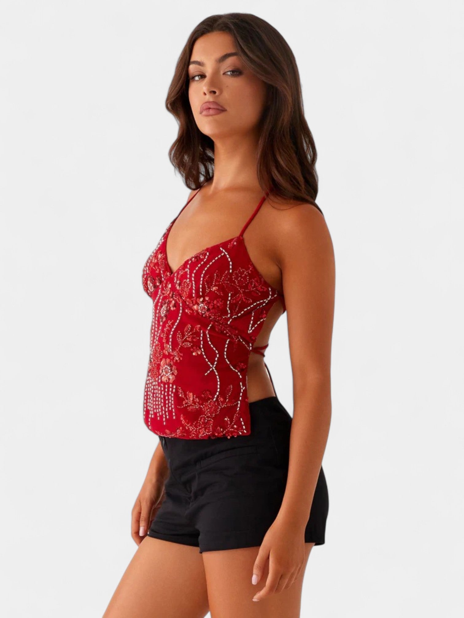 ELLIE SEQUIN TOP