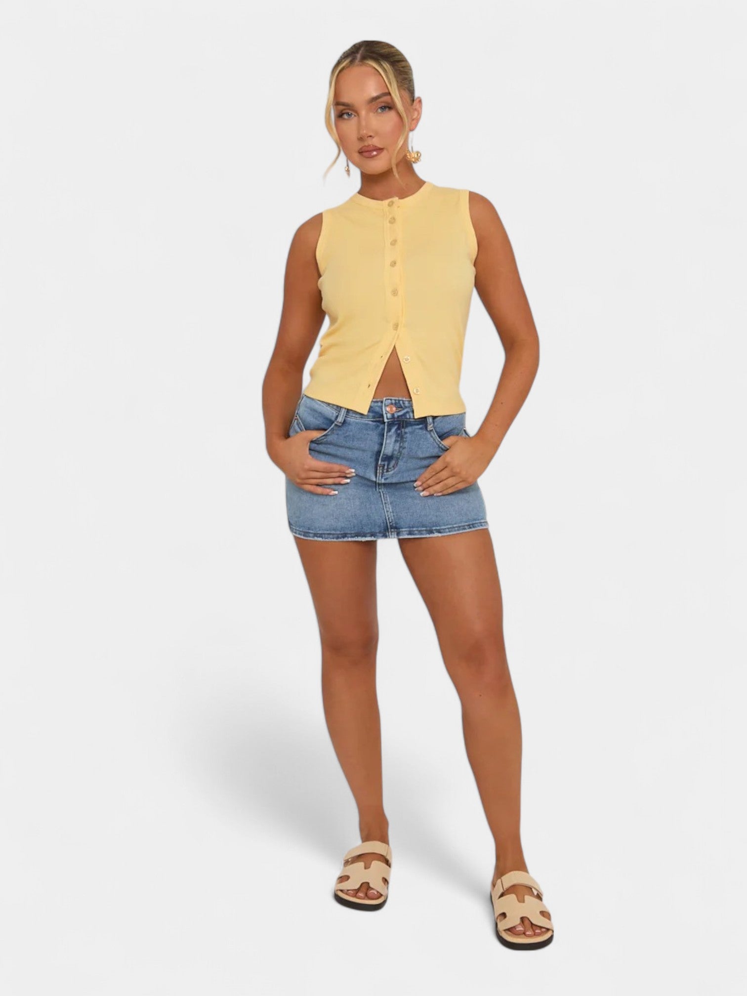 CELESTINE BUTTON UP TOP