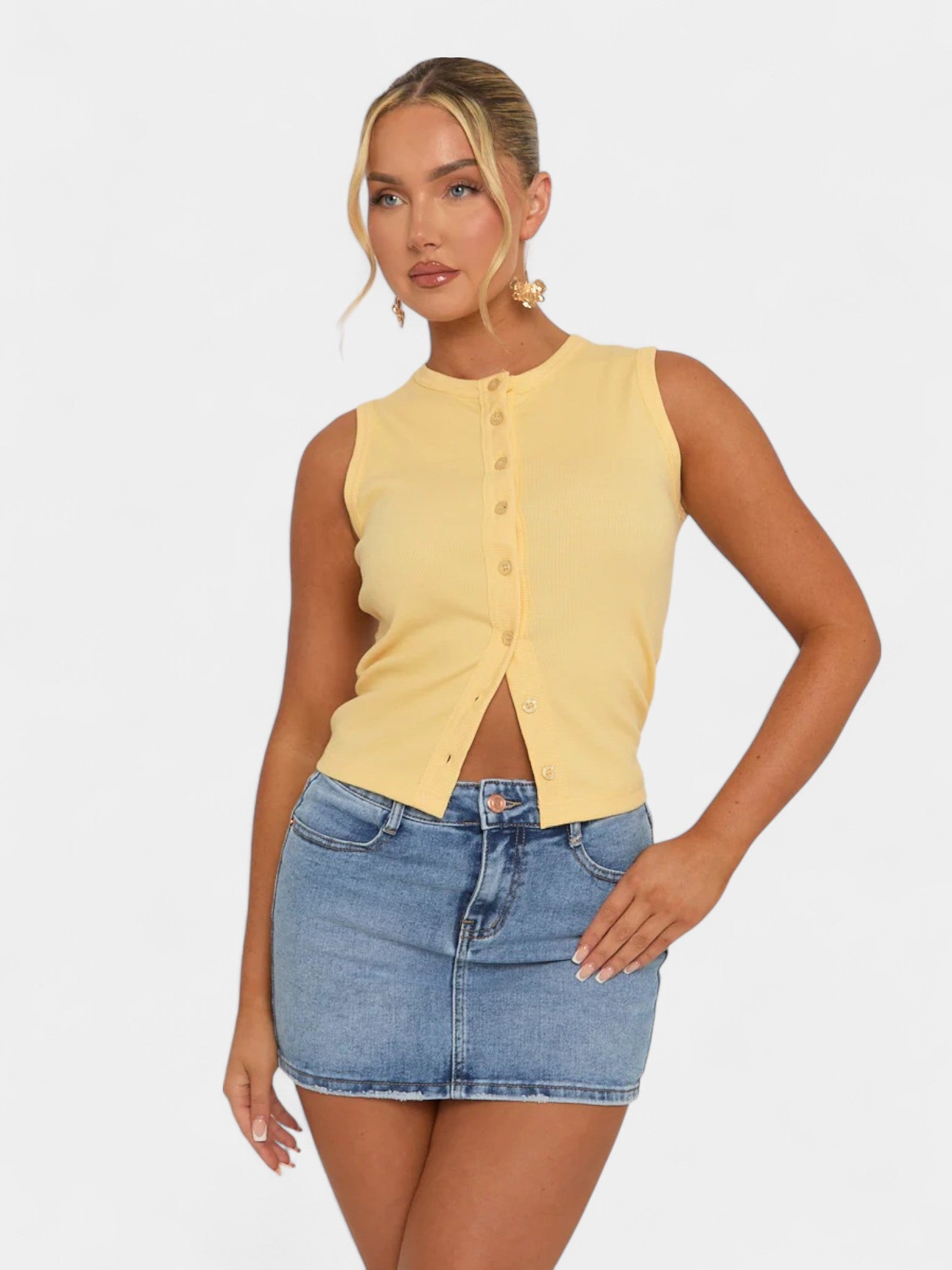 CELESTINE BUTTON UP TOP