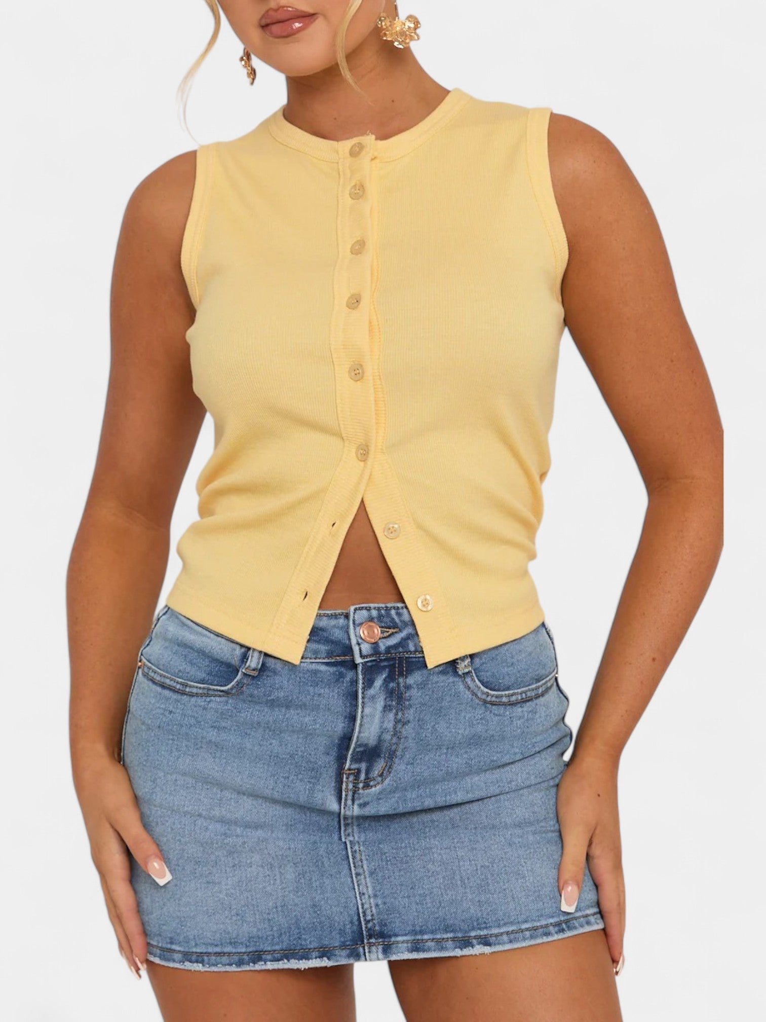 CELESTINE BUTTON UP TOP