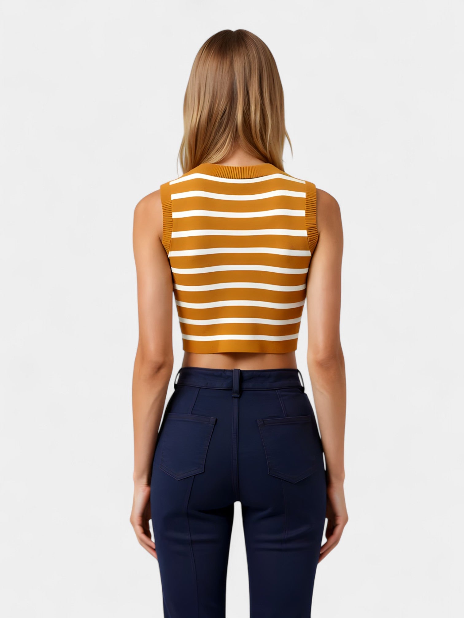 DELIA CROP TOP - ORANGE