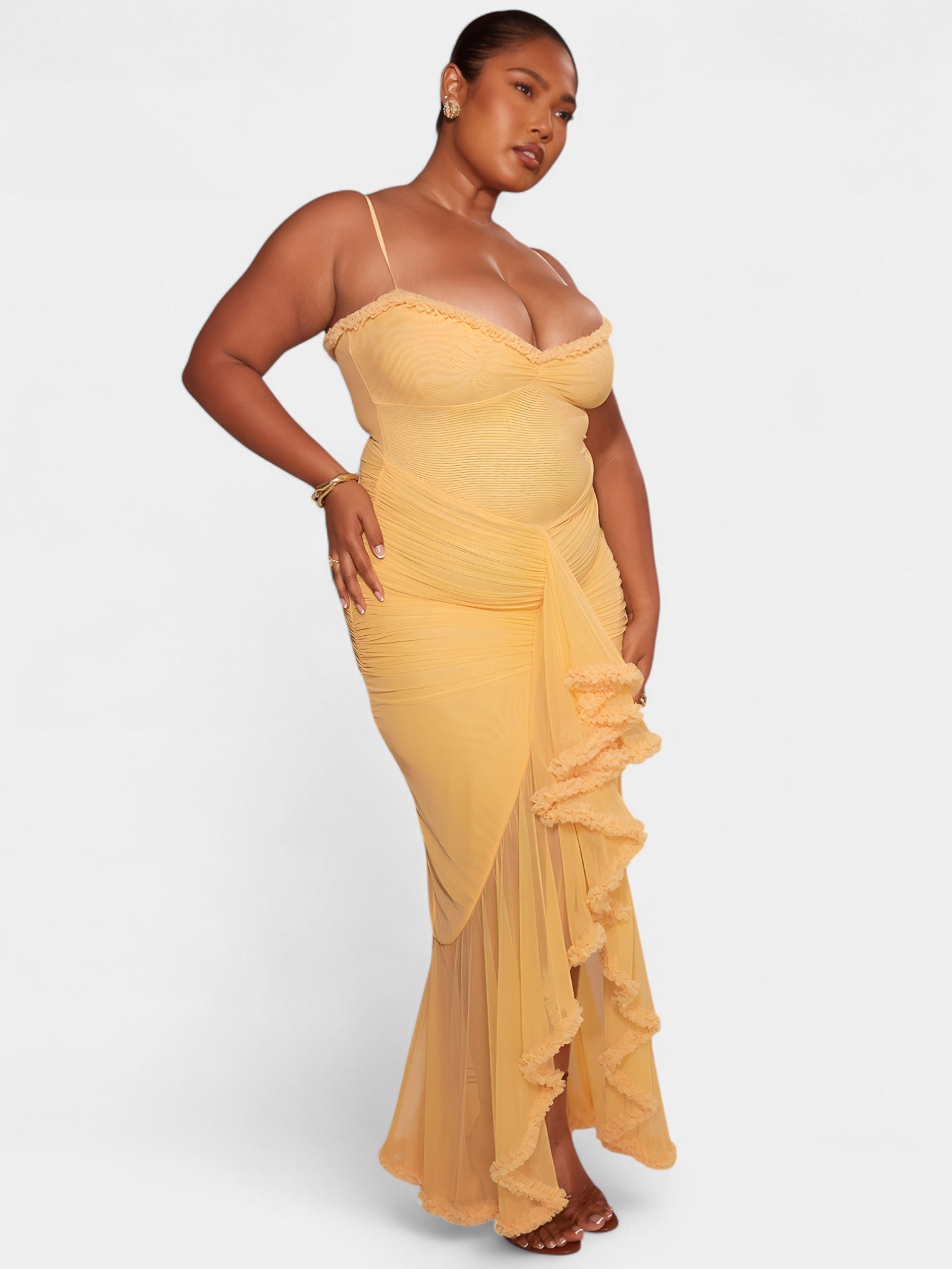 ARIELA MAXI DRESS - LEMON