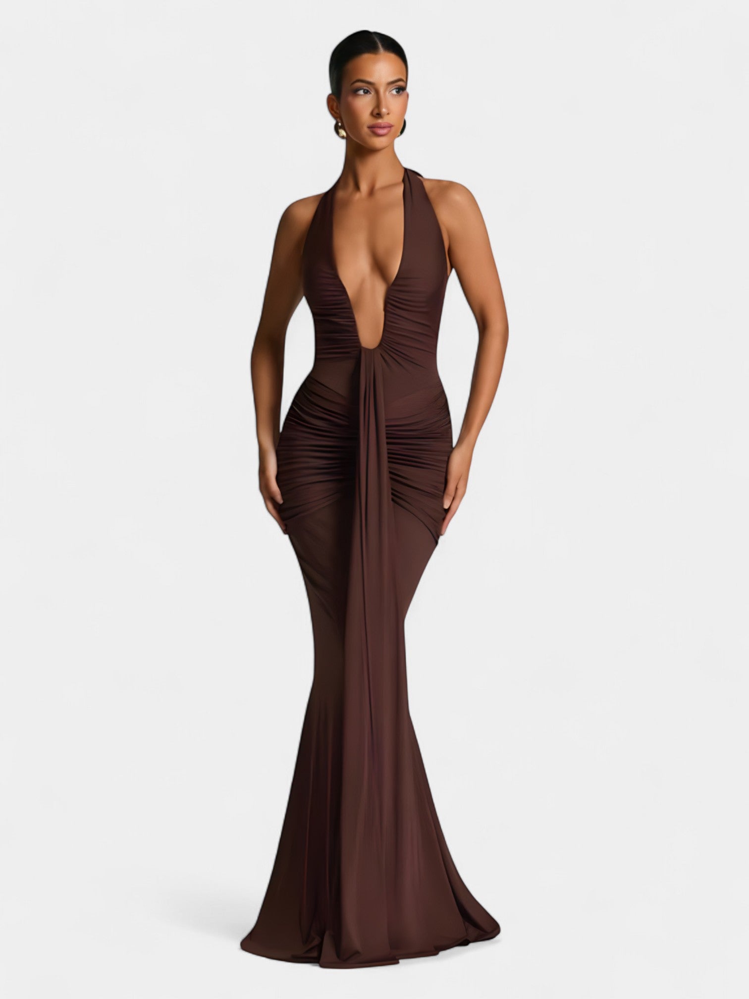 ADELAIDE MAXI DRESS - AQUA