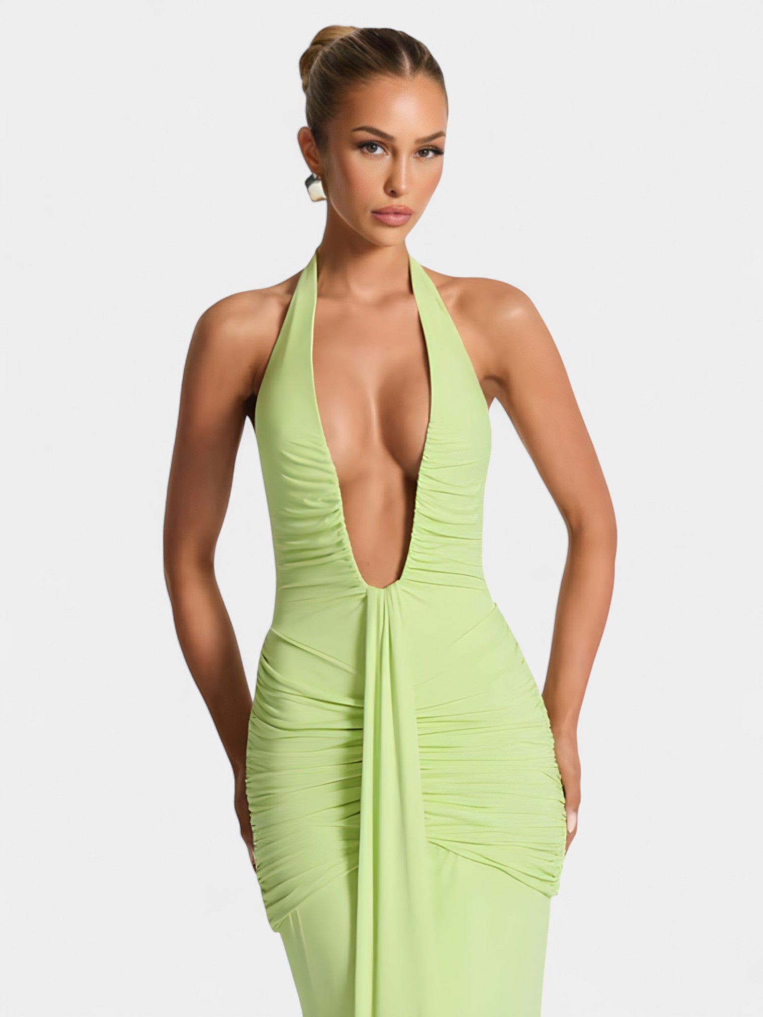 ADELAIDE MAXI DRESS - WINE RED