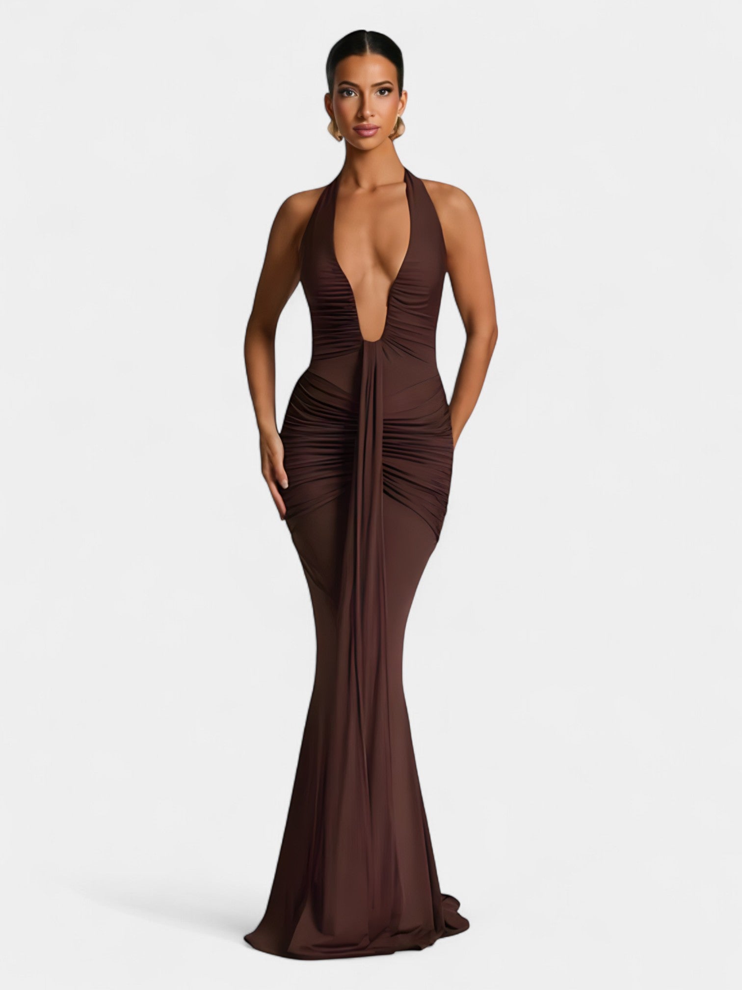 ADELAIDE MAXI DRESS - AQUA