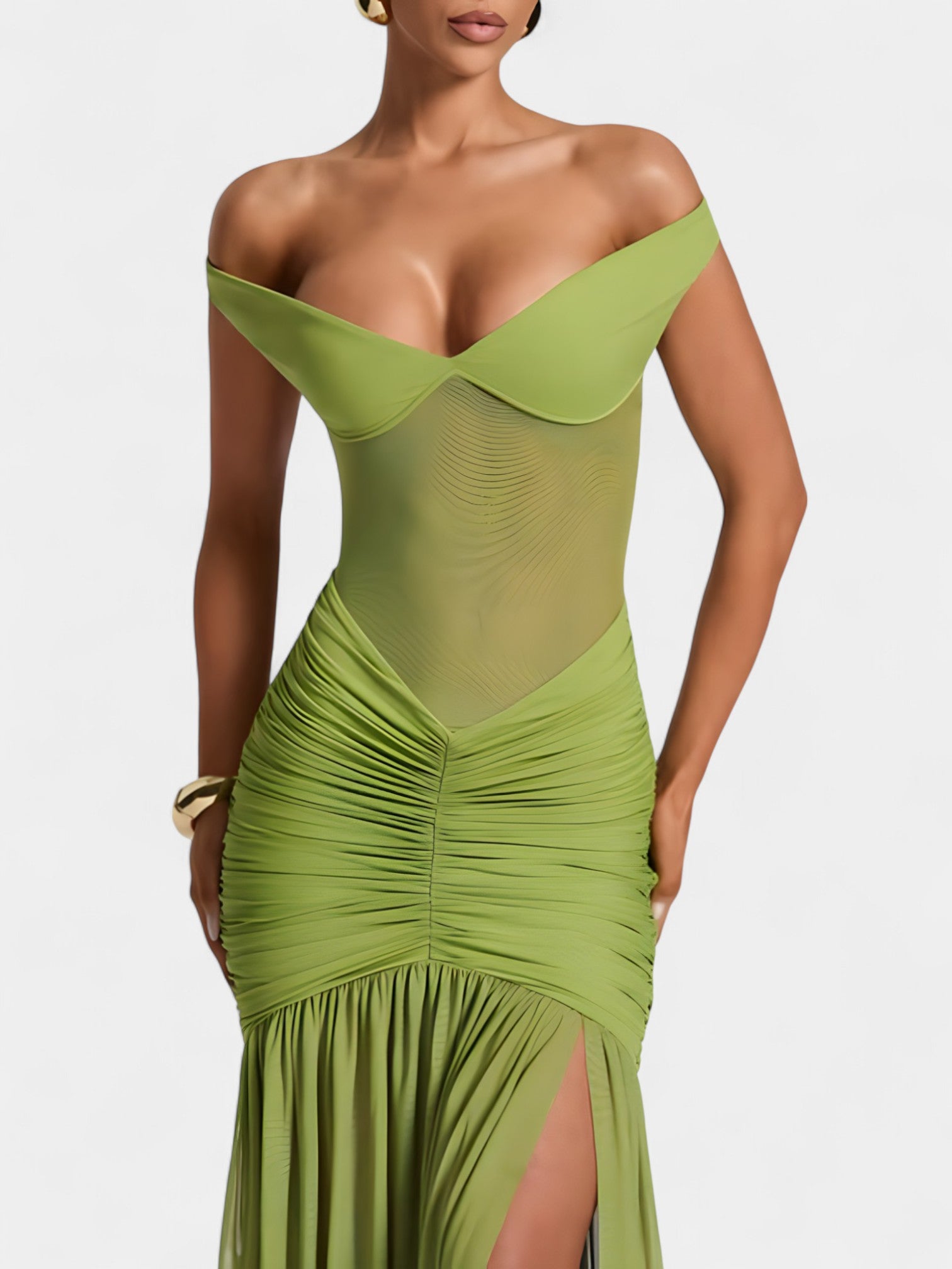 ALESSIA MAXI DRESS - LEMON