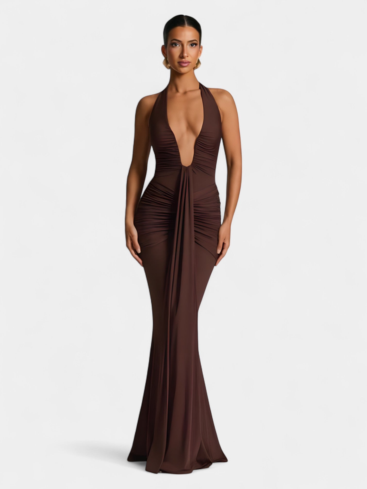 ADELAIDE MAXI DRESS - AQUA