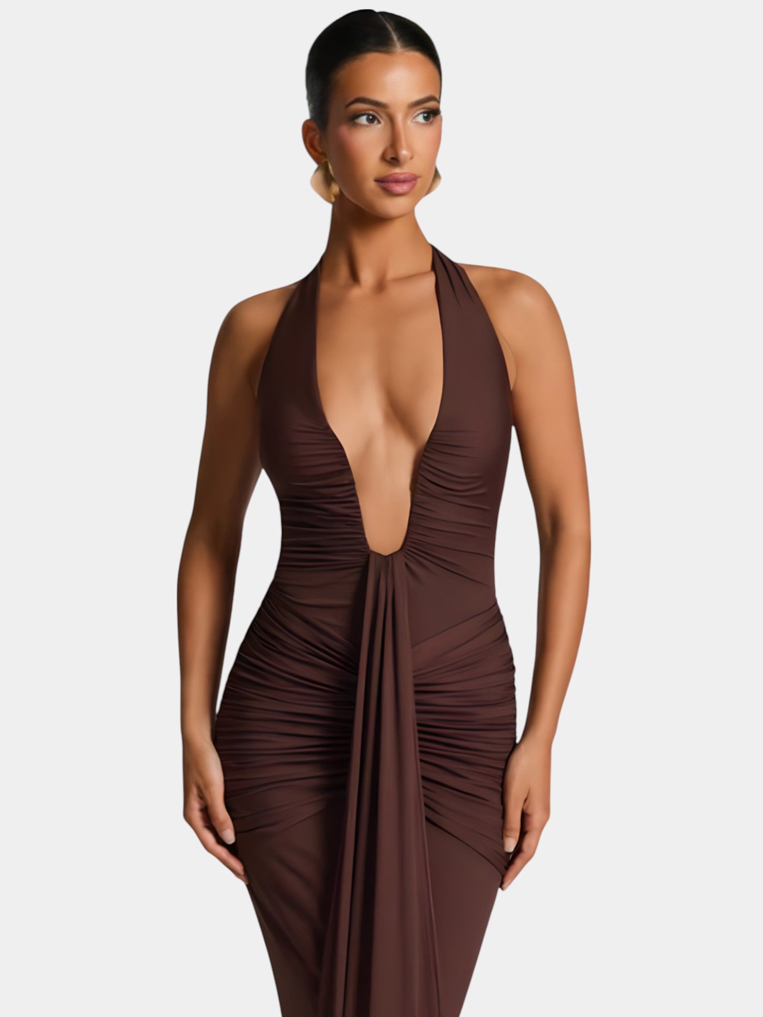 ADELAIDE MAXI DRESS - AQUA