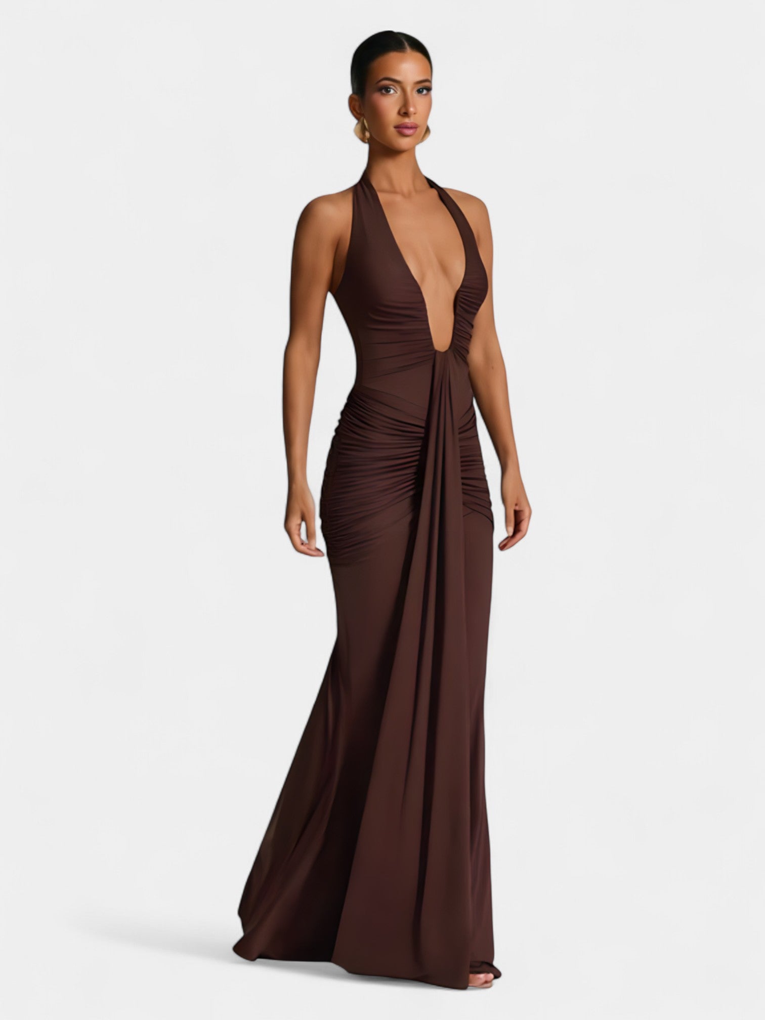 ADELAIDE MAXI DRESS - AQUA