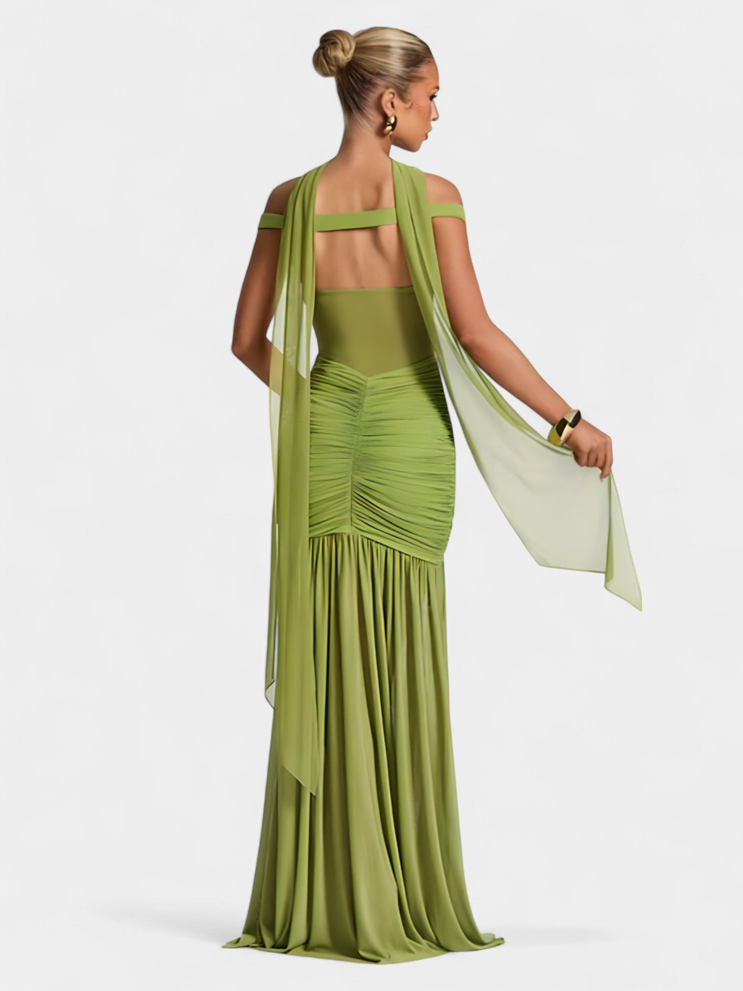 ALESSIA MAXI DRESS - LEMON