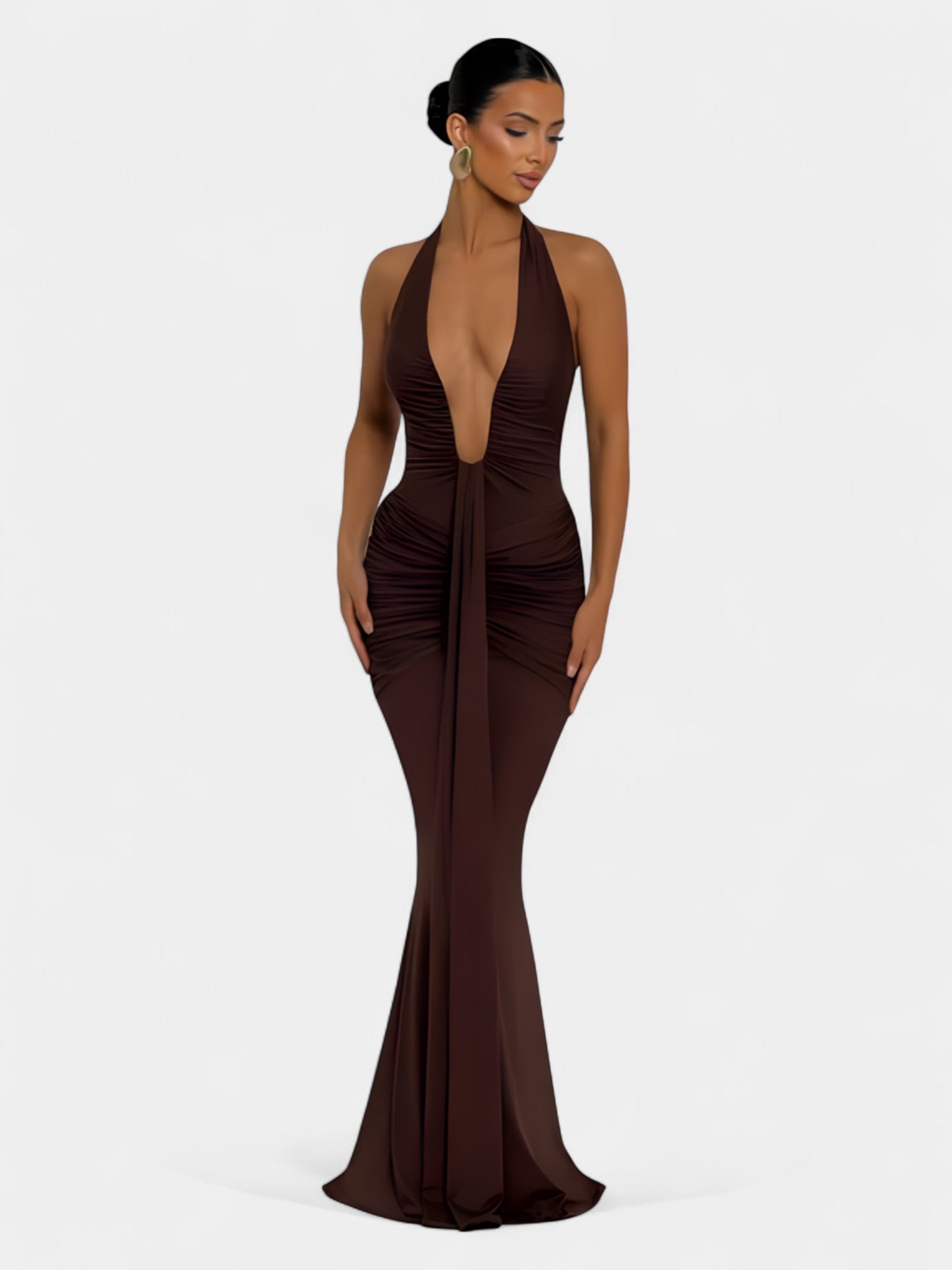ADELAIDE MAXI DRESS - AQUA