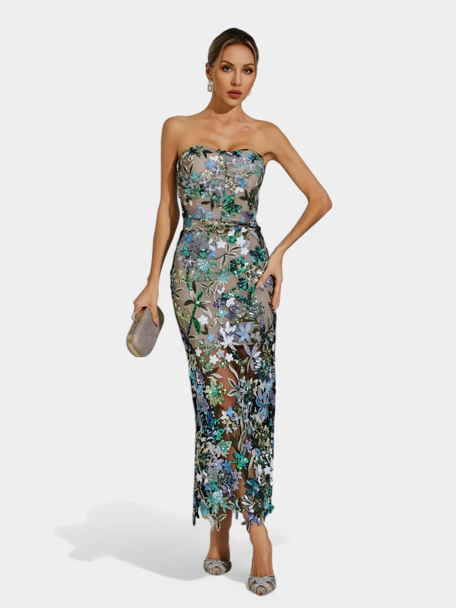 LORETTA MAXI DRESS - LAVENDAR