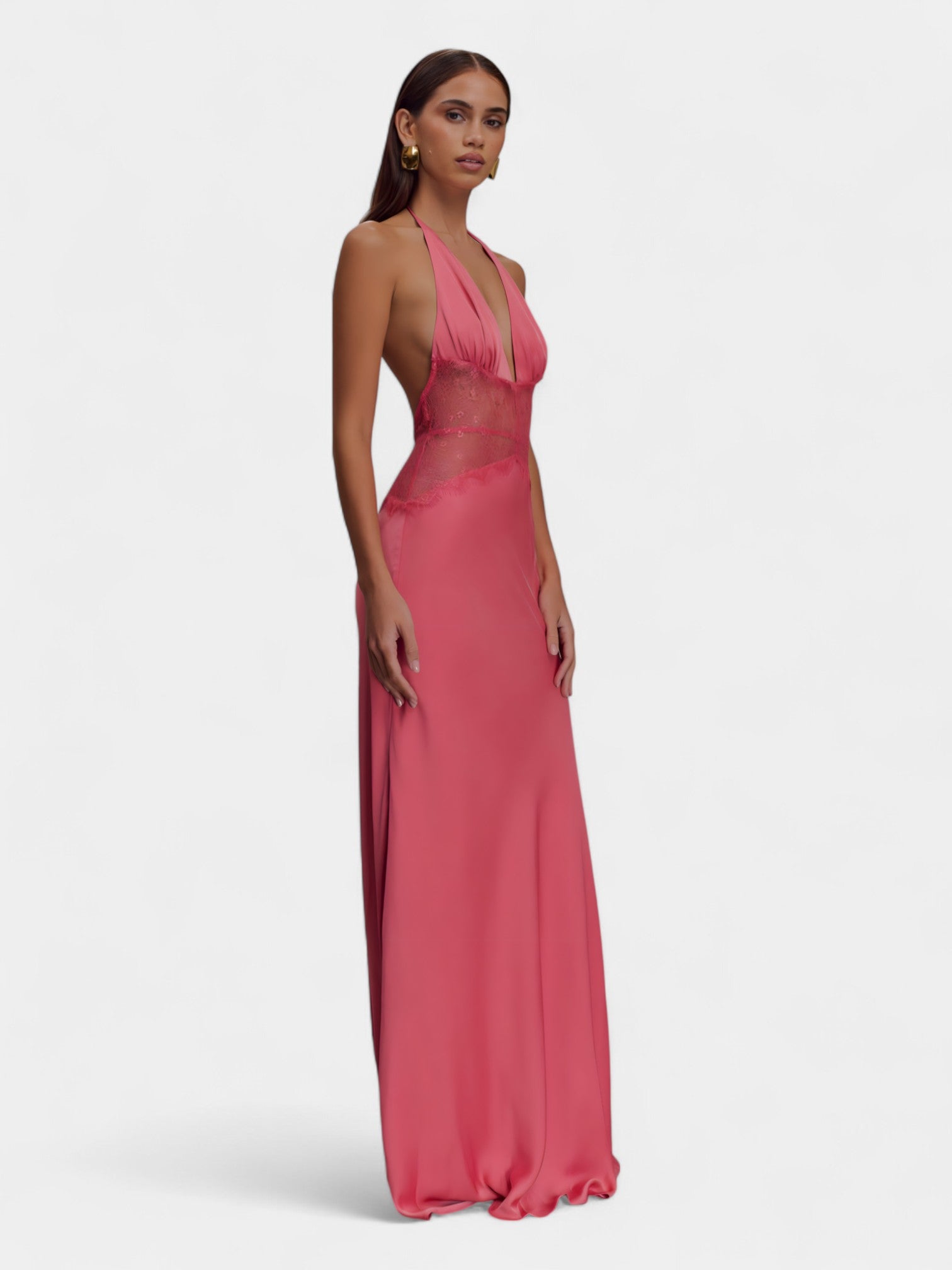 ETNA MAXI DRESS - BLACK / IVORY