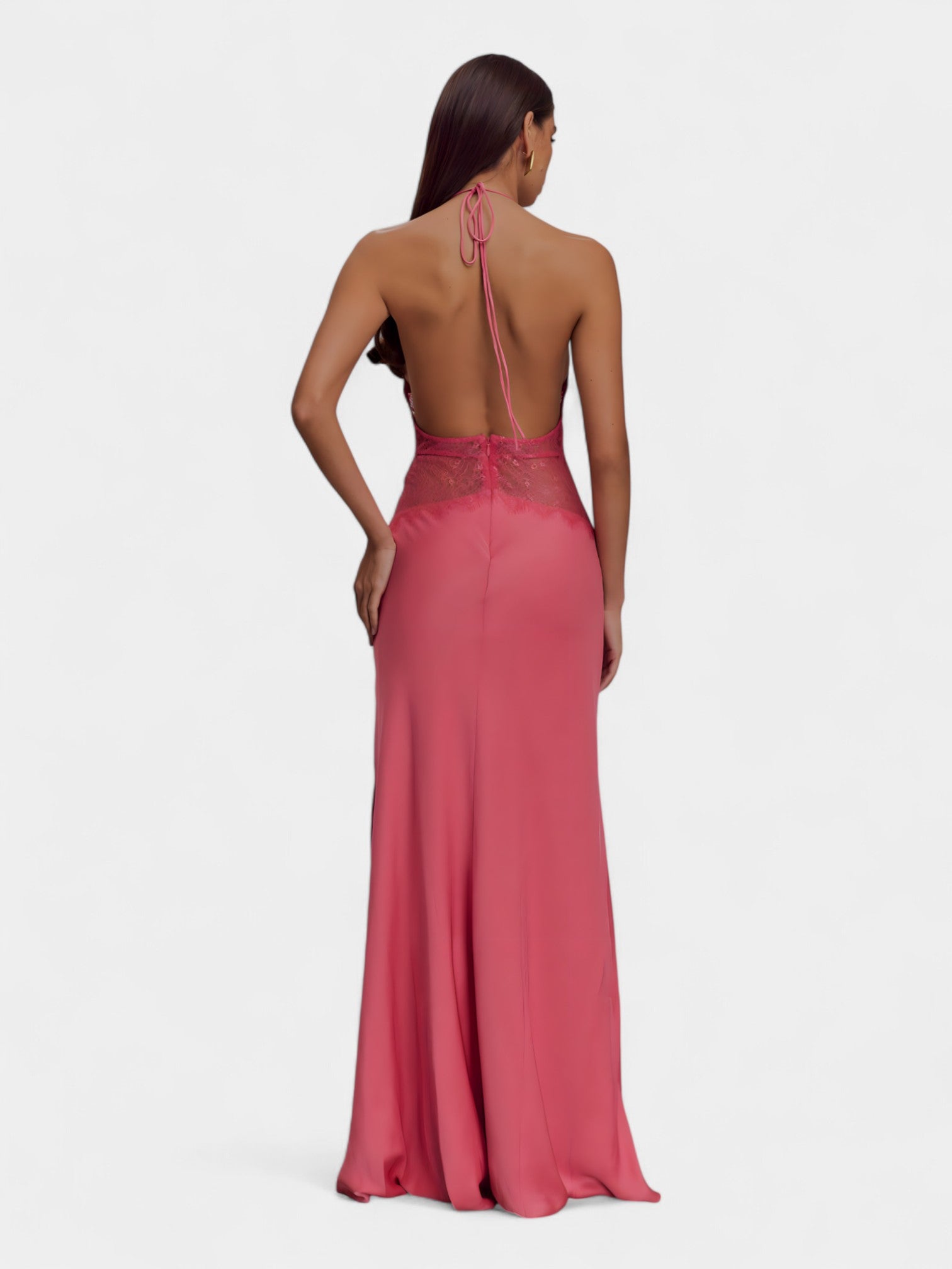 ETNA MAXI DRESS - BLACK / IVORY