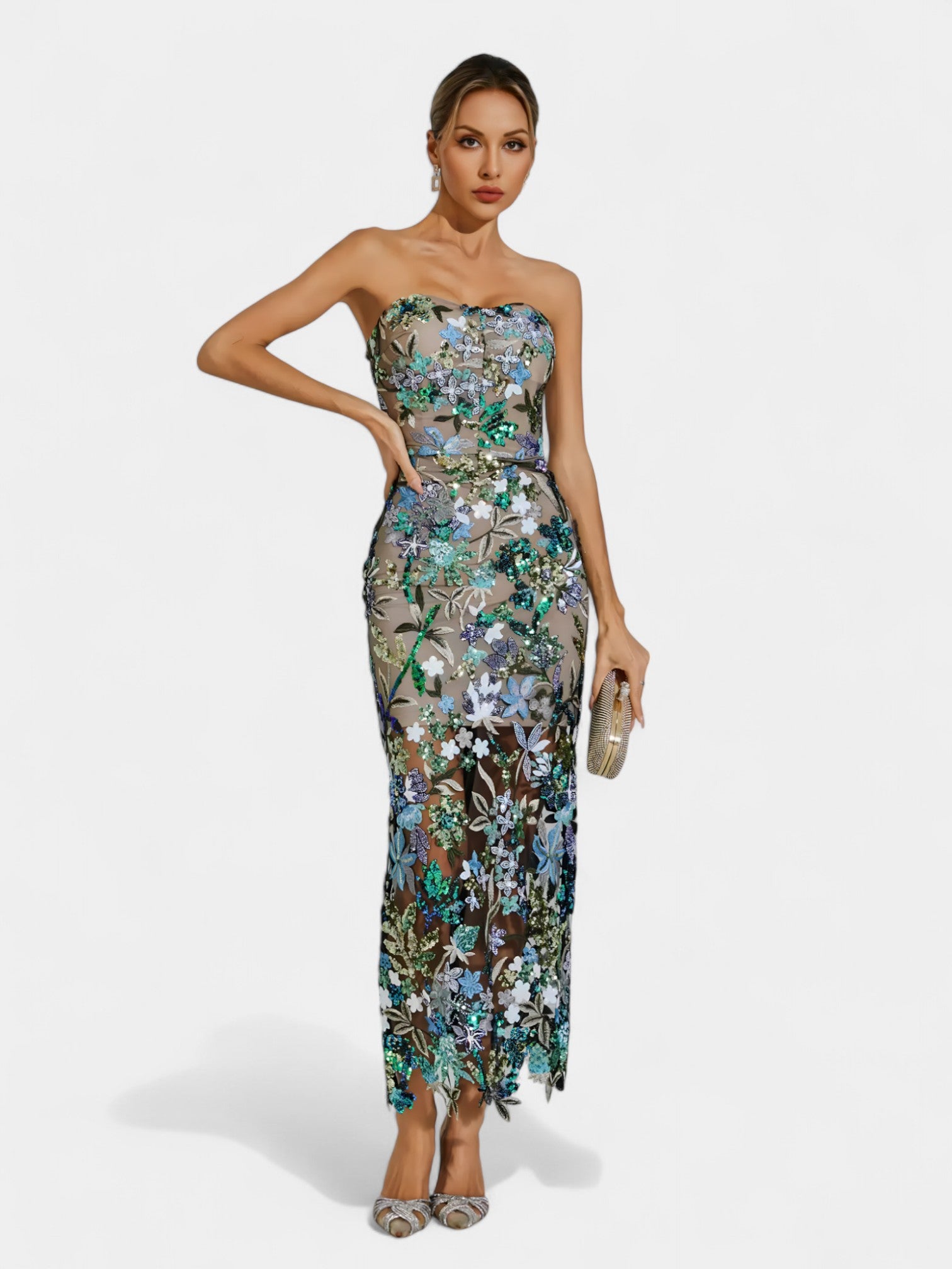 LORETTA MAXI DRESS - LAVENDAR