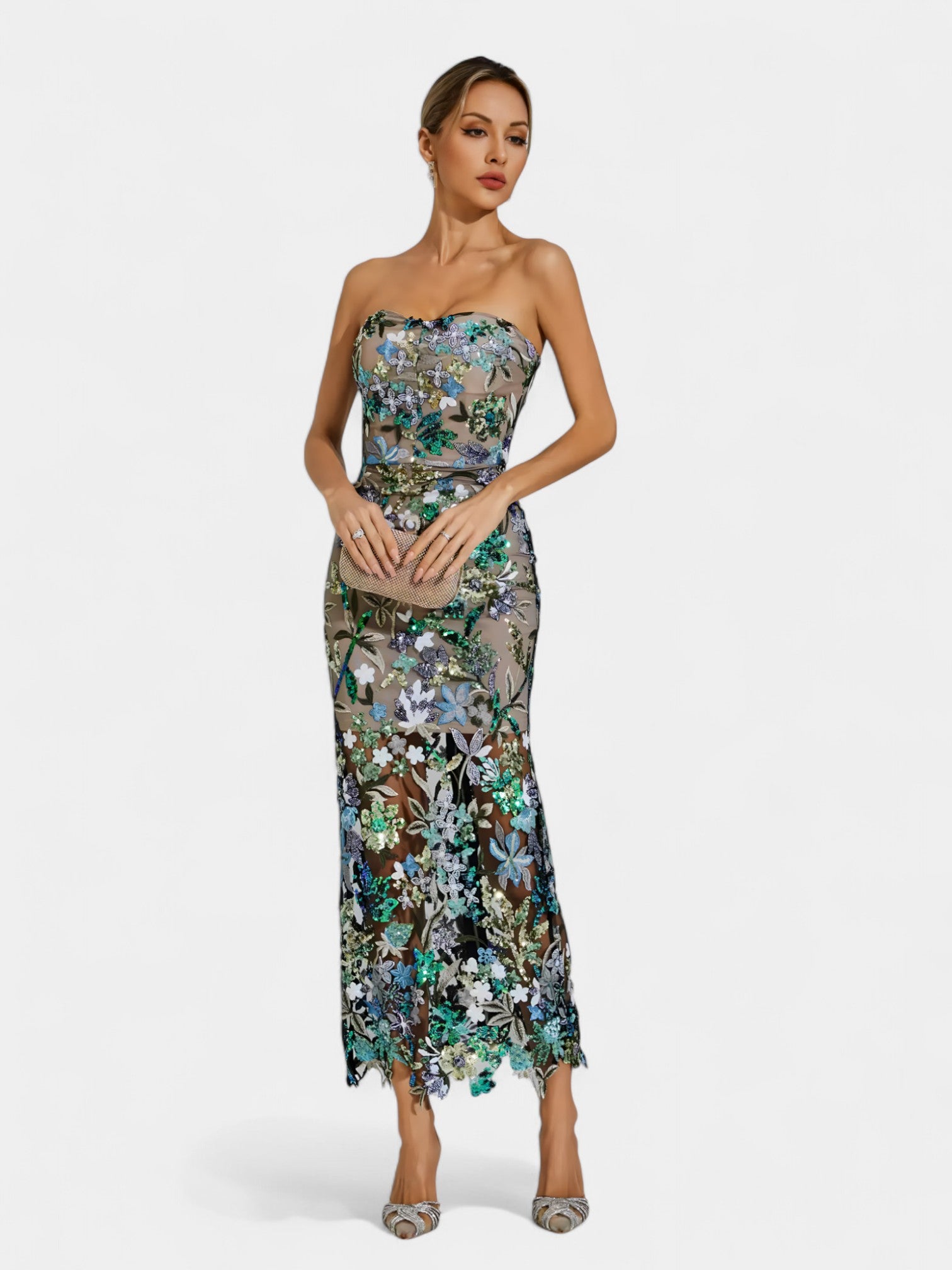 LORETTA MAXI DRESS - LAVENDAR