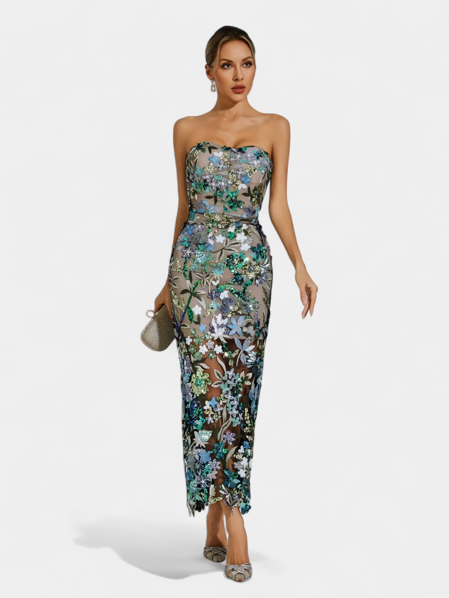 LORETTA MAXI DRESS - LAVENDAR