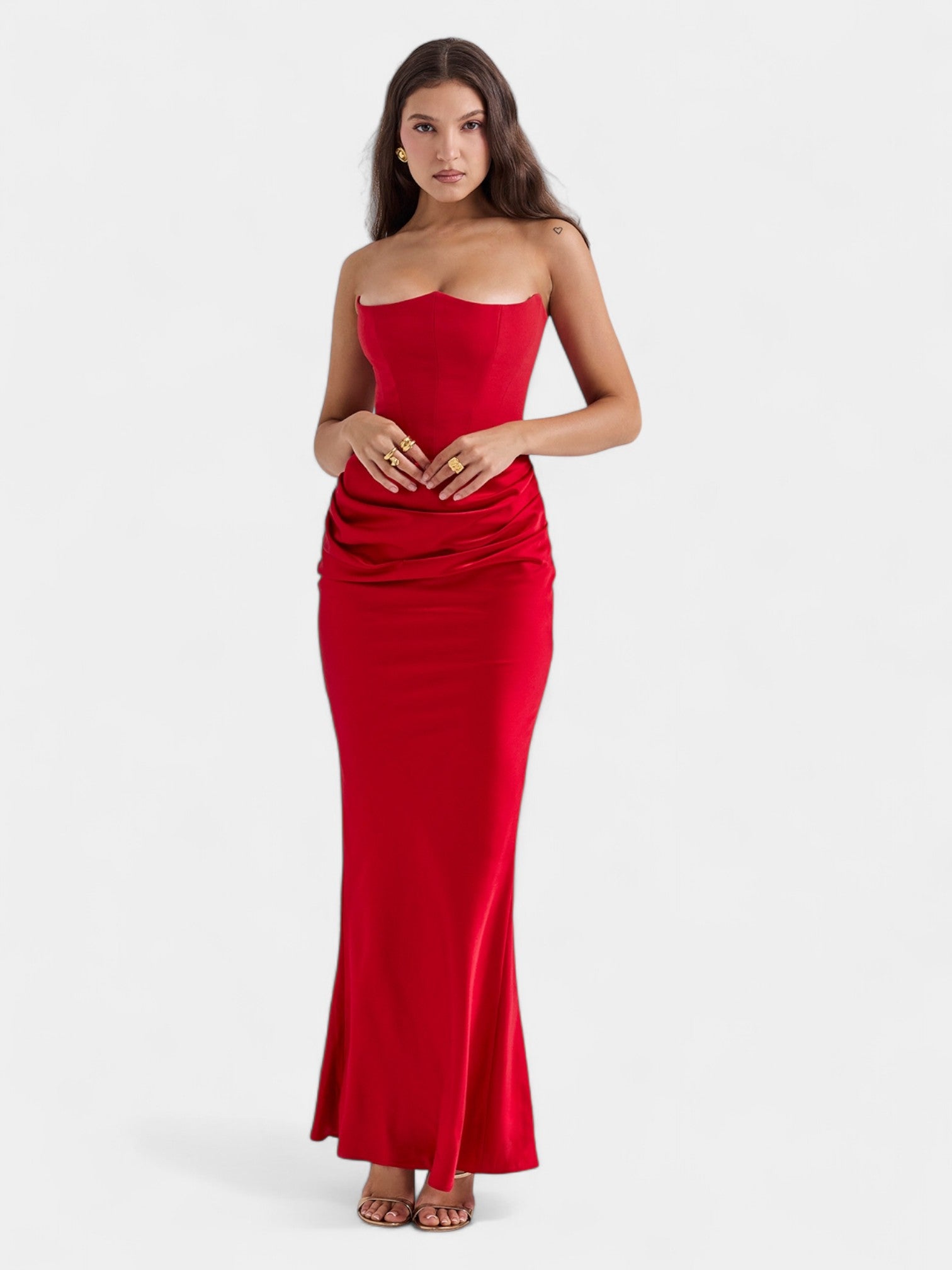 CHICAGO MAXI DRESS - IVORY