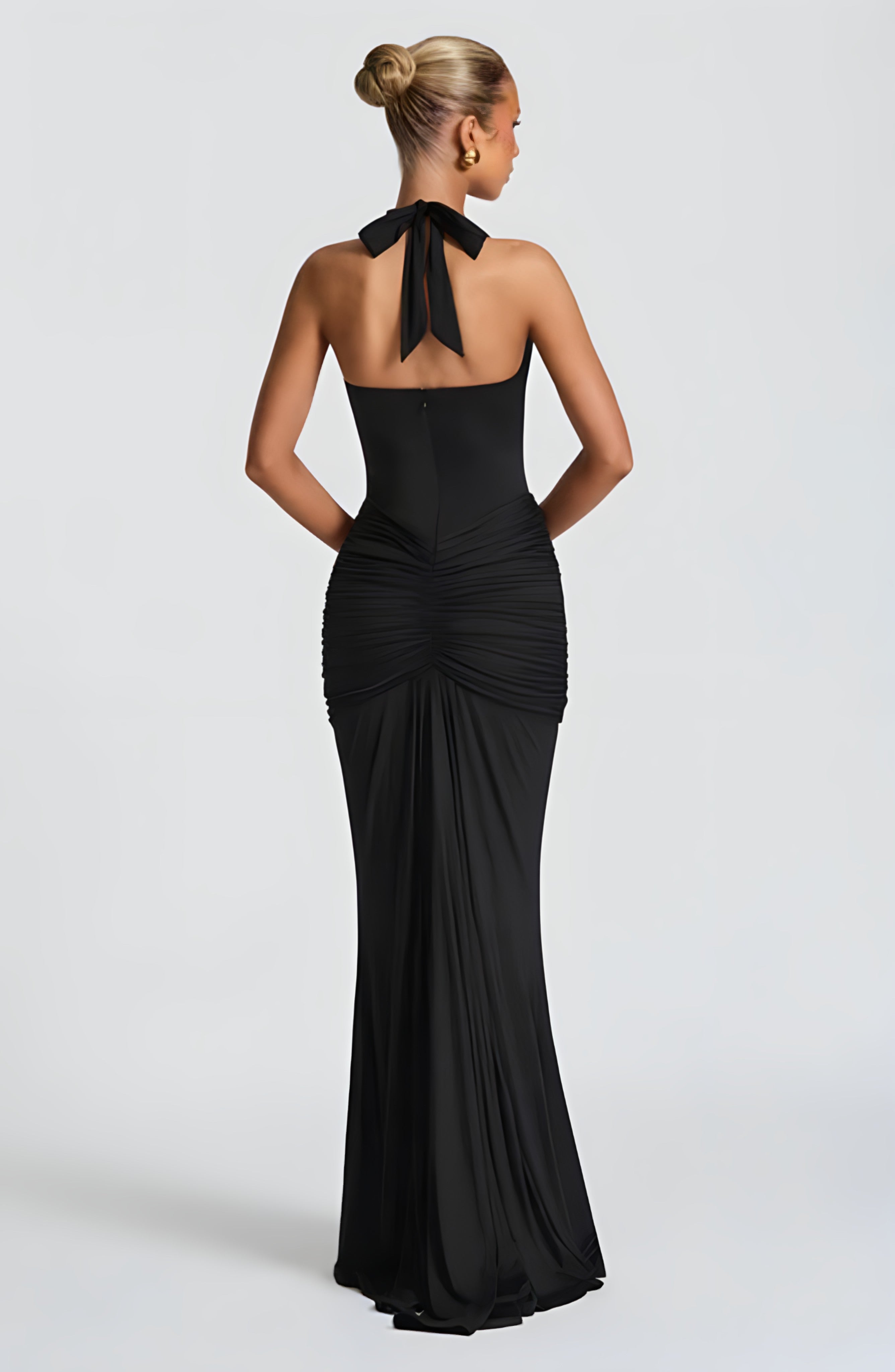 ADELAIDE MAXI DRESS - WINE RED