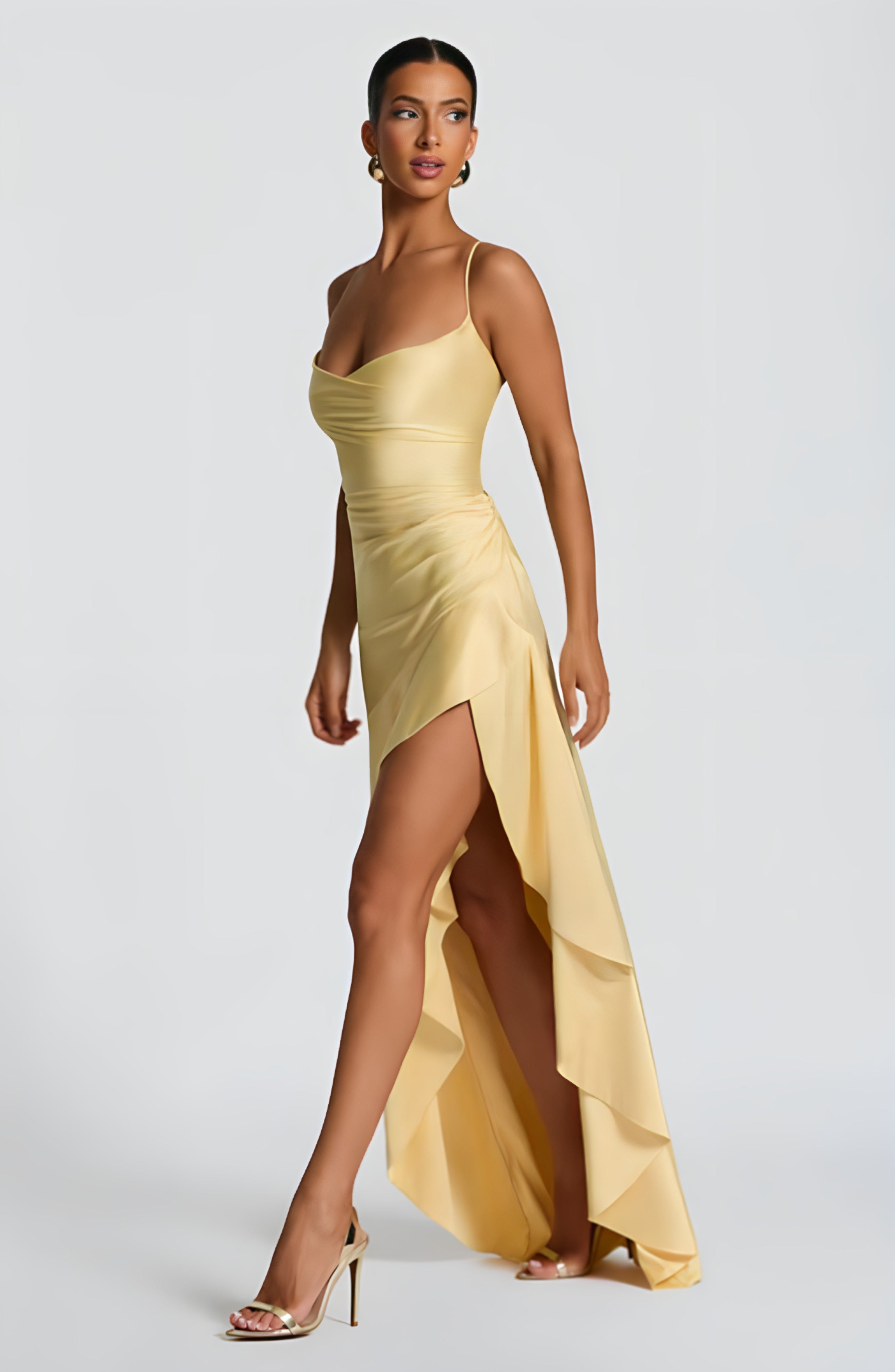 ROSETTA MAXI DRESS - LEMON