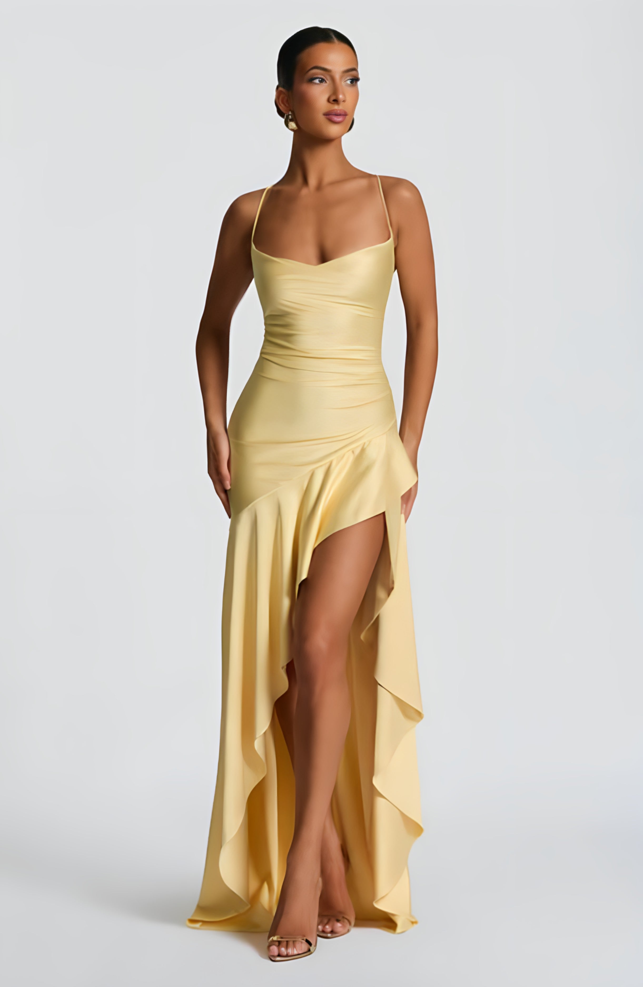 ROSETTA MAXI DRESS - LEMON