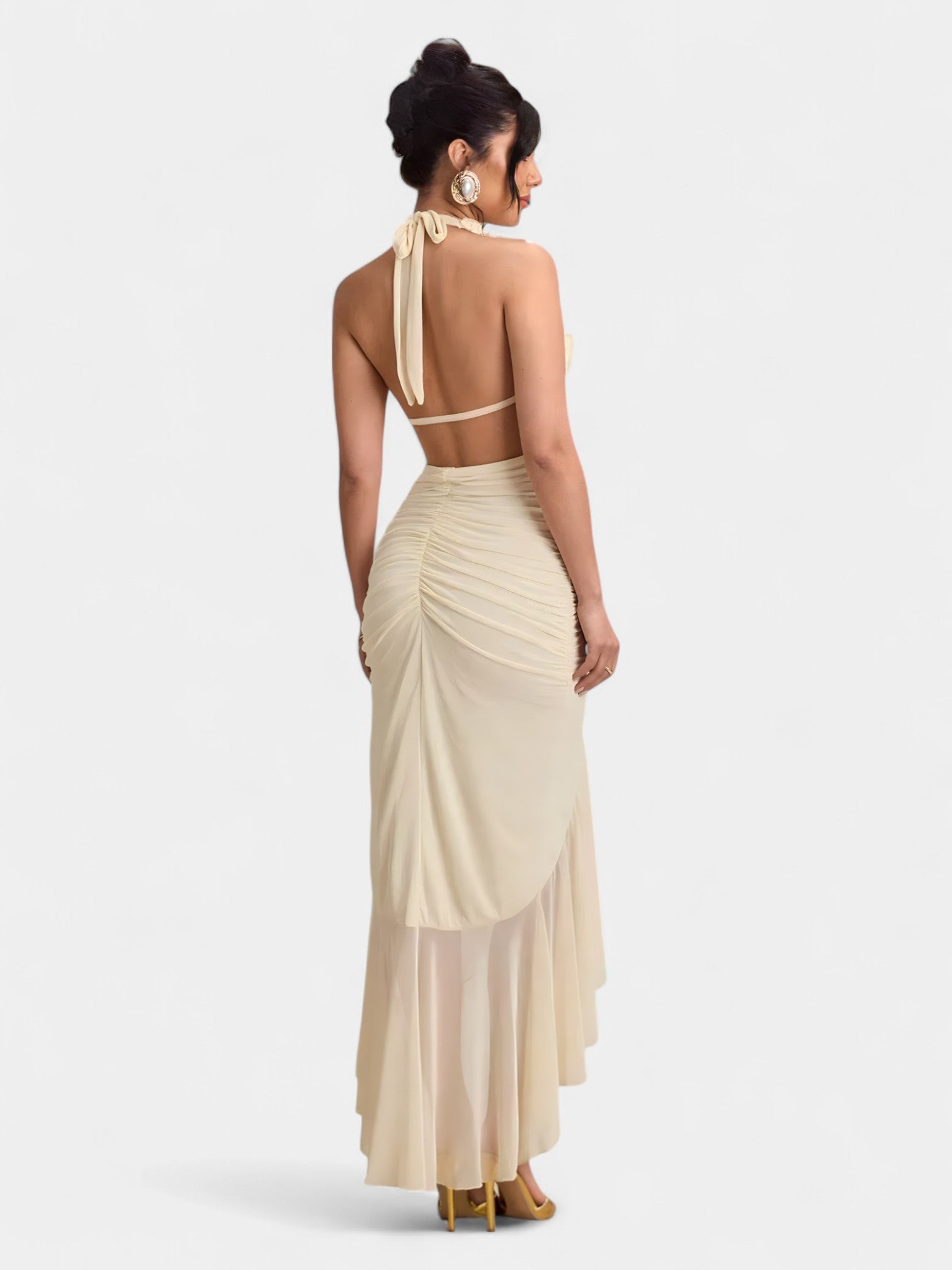 CASSIRA MAXI DRESS - CREAM