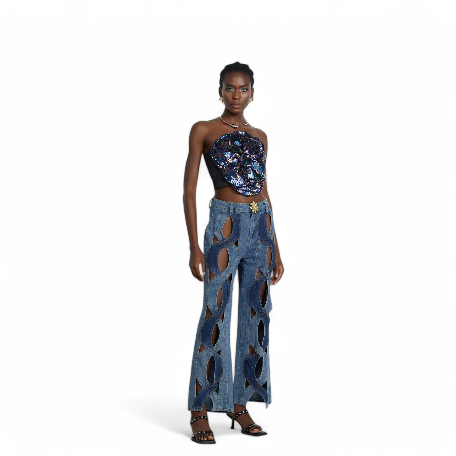 KAROL PATCHWORK JEANS