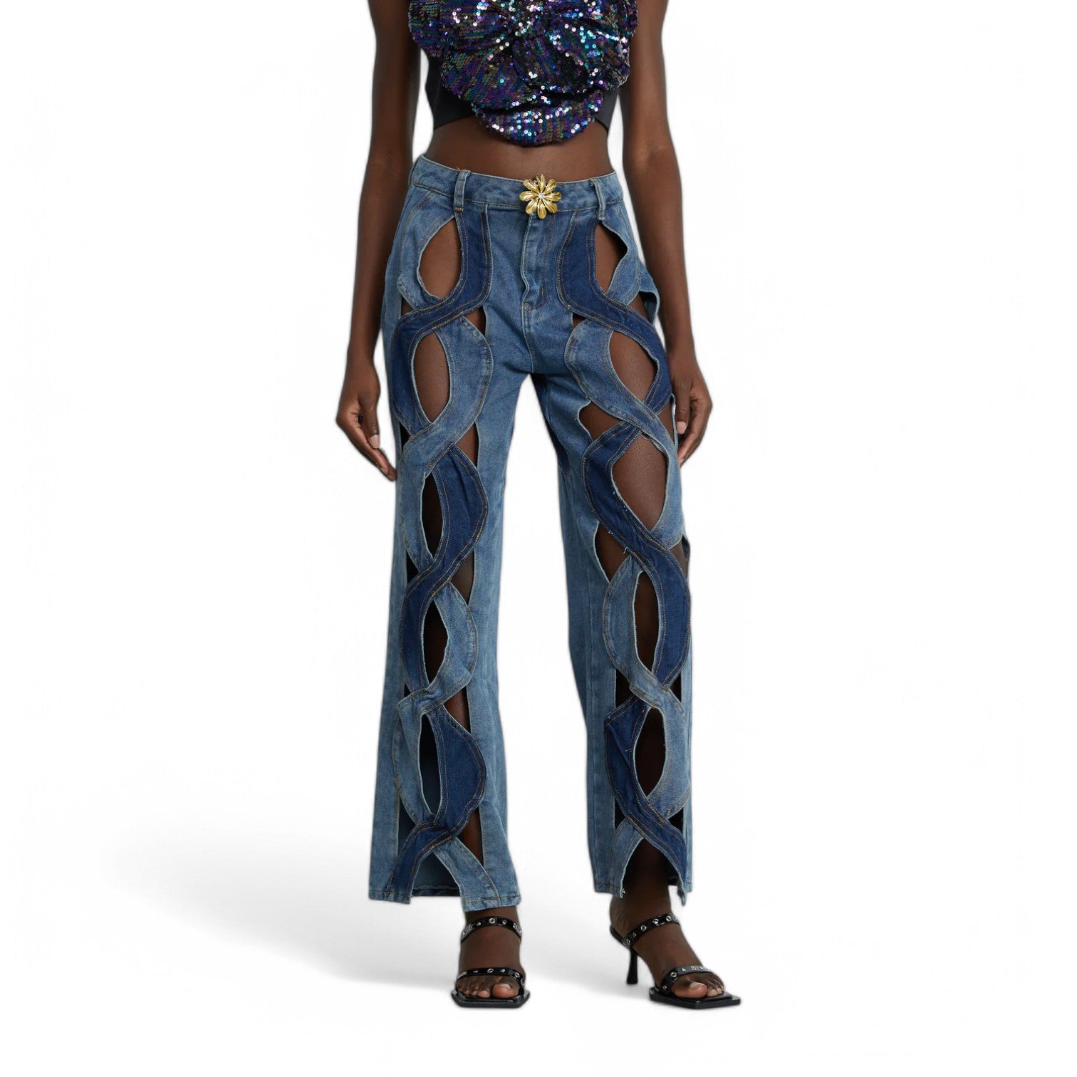 KAROL PATCHWORK JEANS