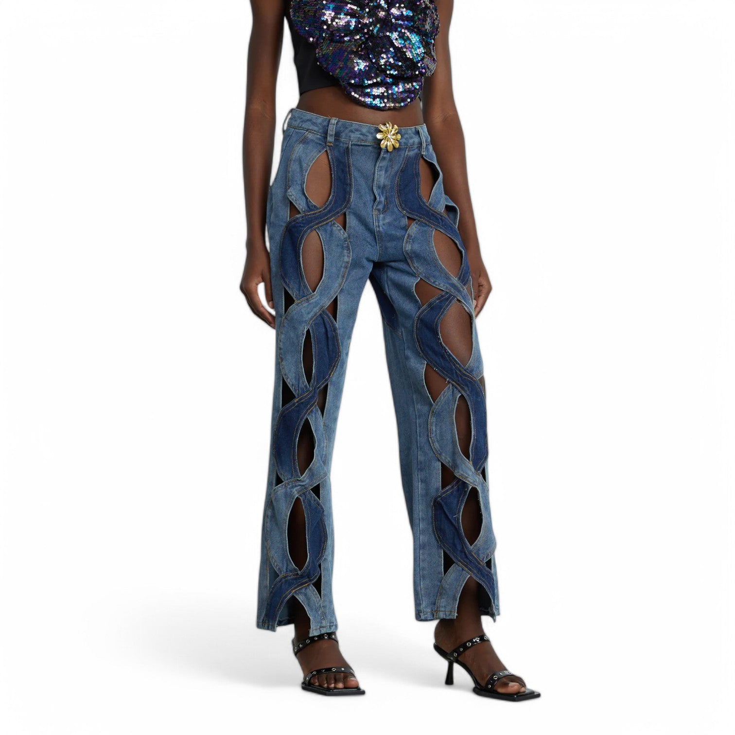 KAROL PATCHWORK JEANS