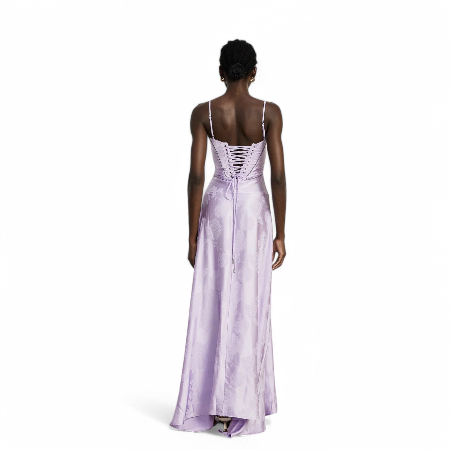 FEATHER MAXI DRESS