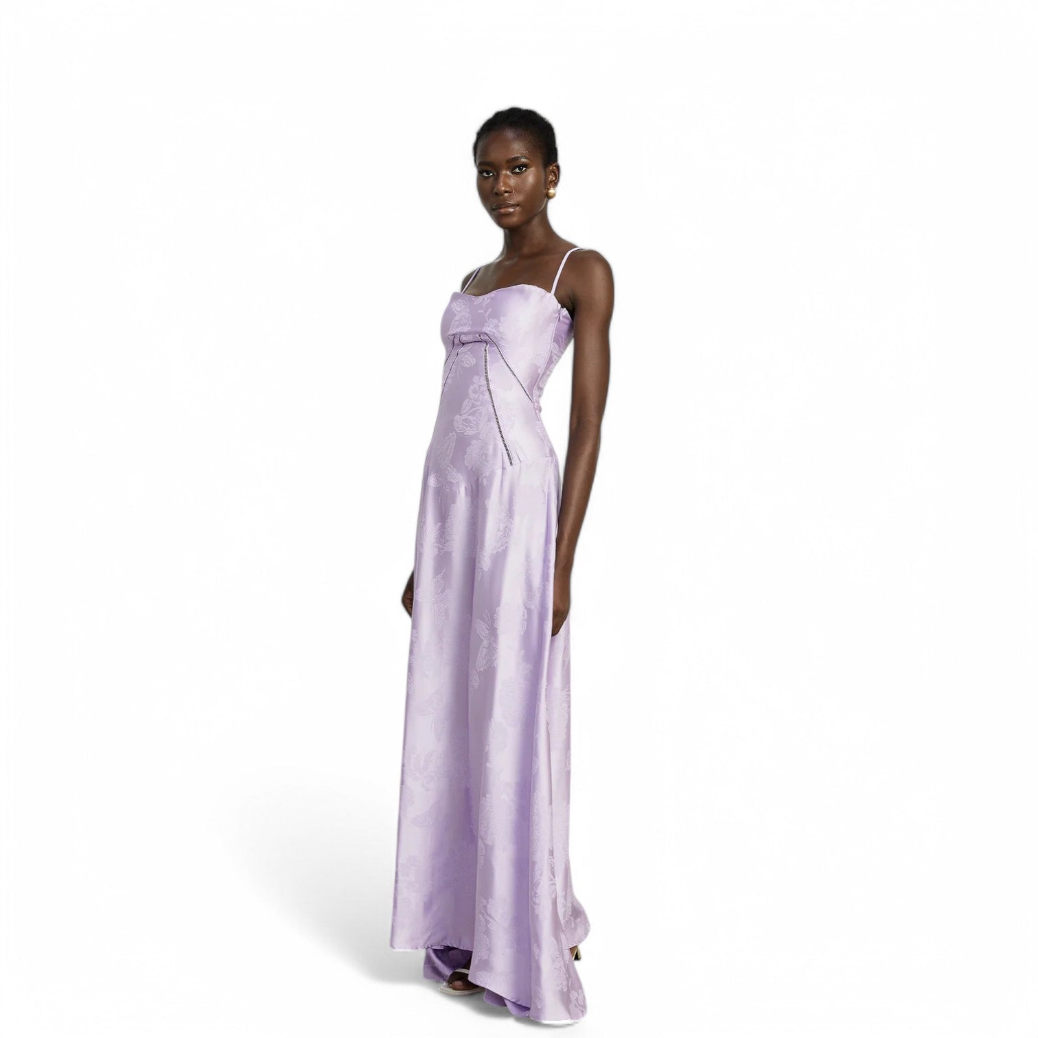FEATHER MAXI DRESS