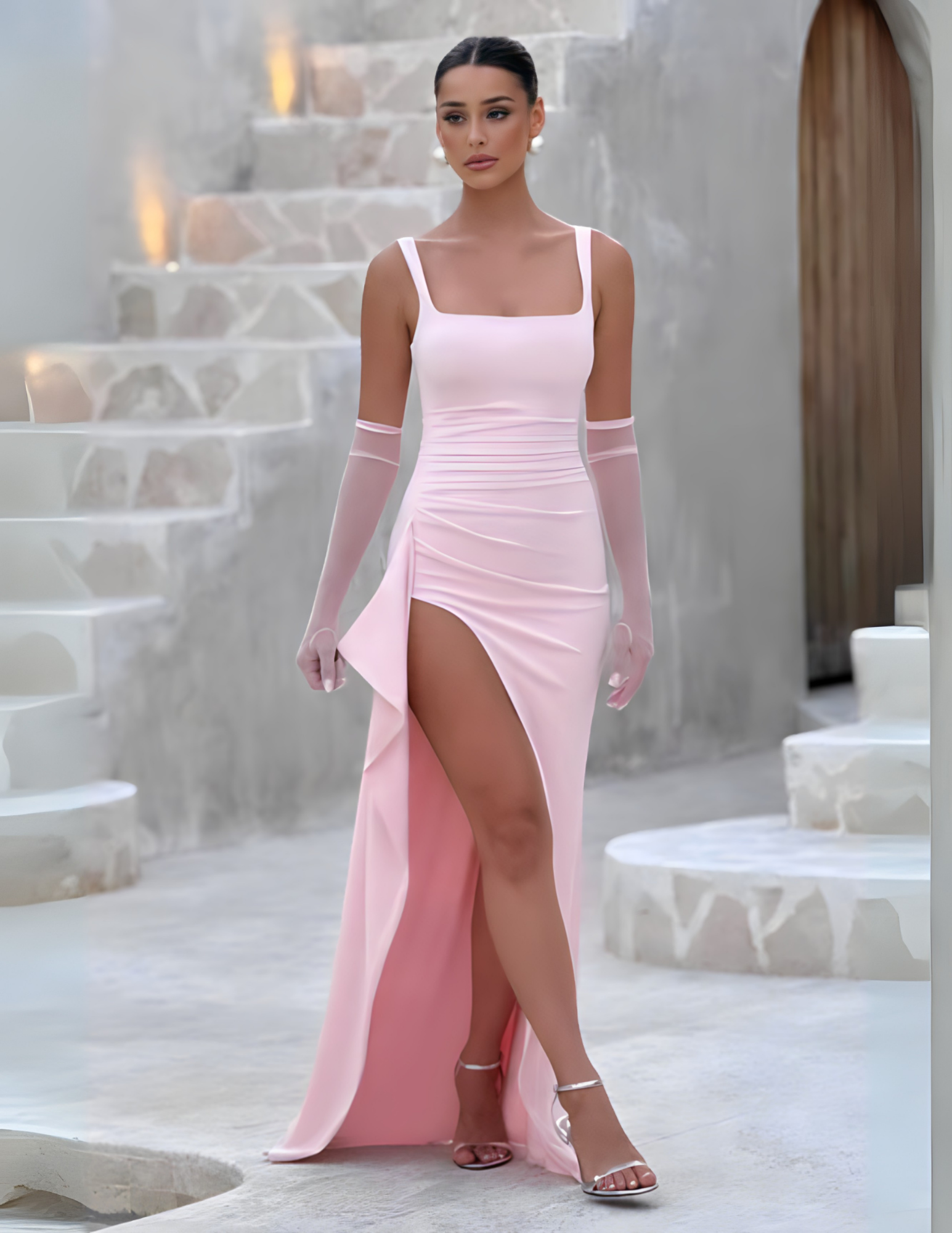 KALENA MAXI DRESS - BLUSH