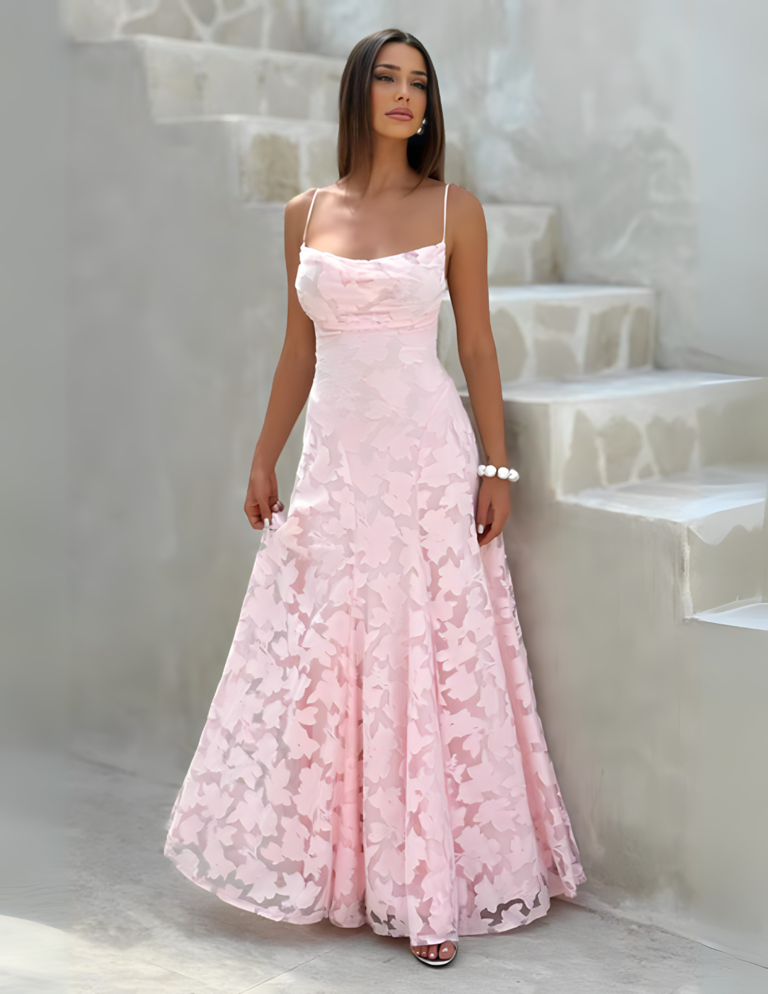 ADALIA MAXI DRESS - BLUSH