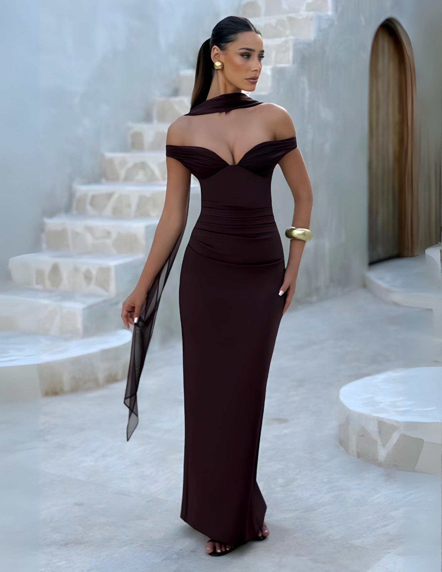 ALESSIA MAXI DRESS - BLUSH