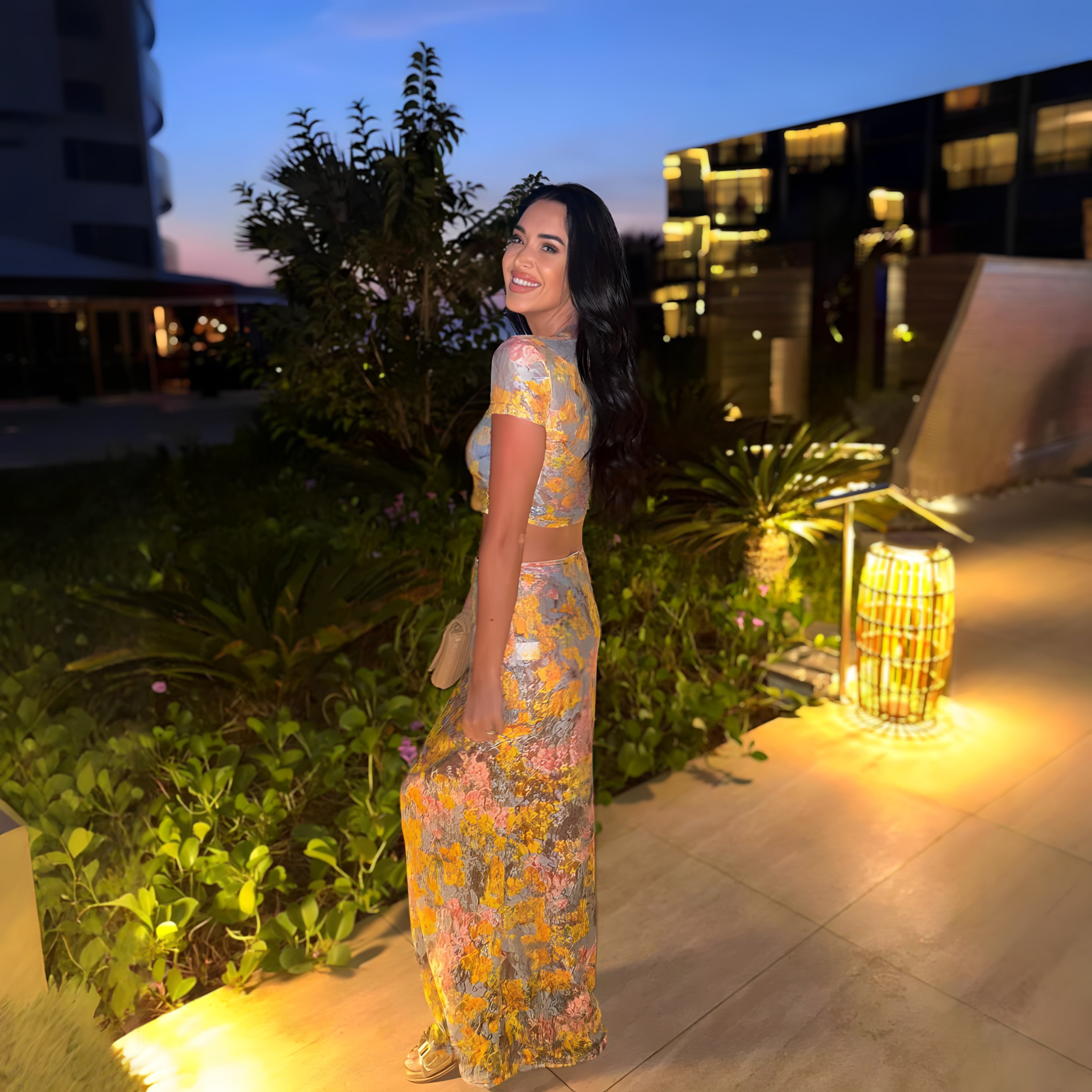 BORDEUX FLORAL PRINT CO-ORD SET