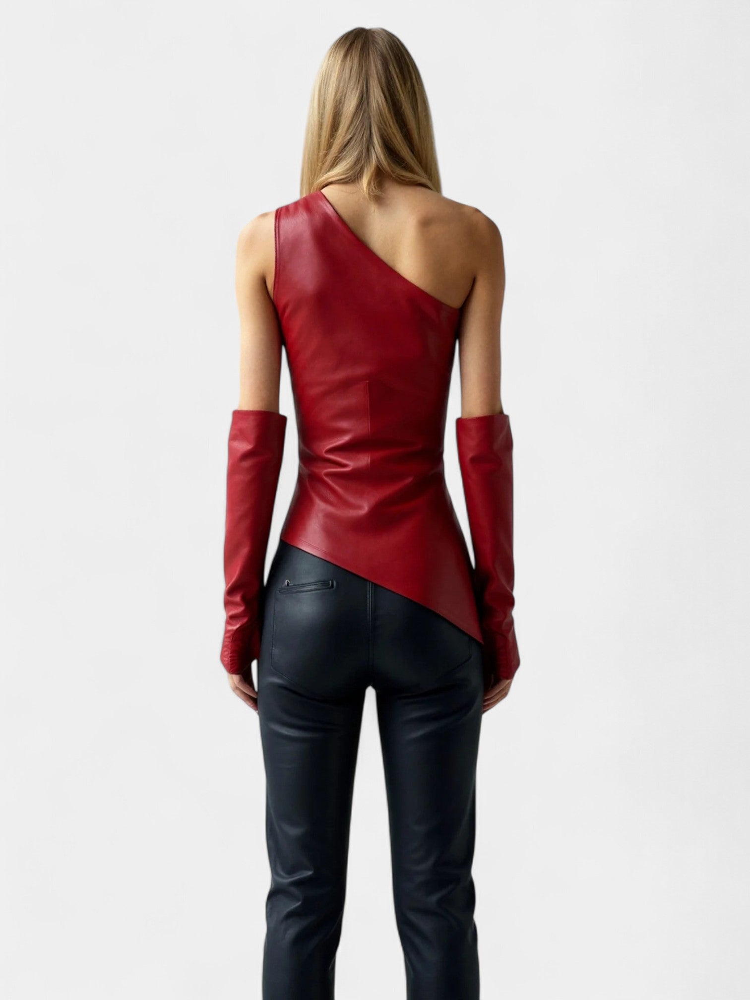 SCARLETT OFF-THE-SHOULDER TOP - RED