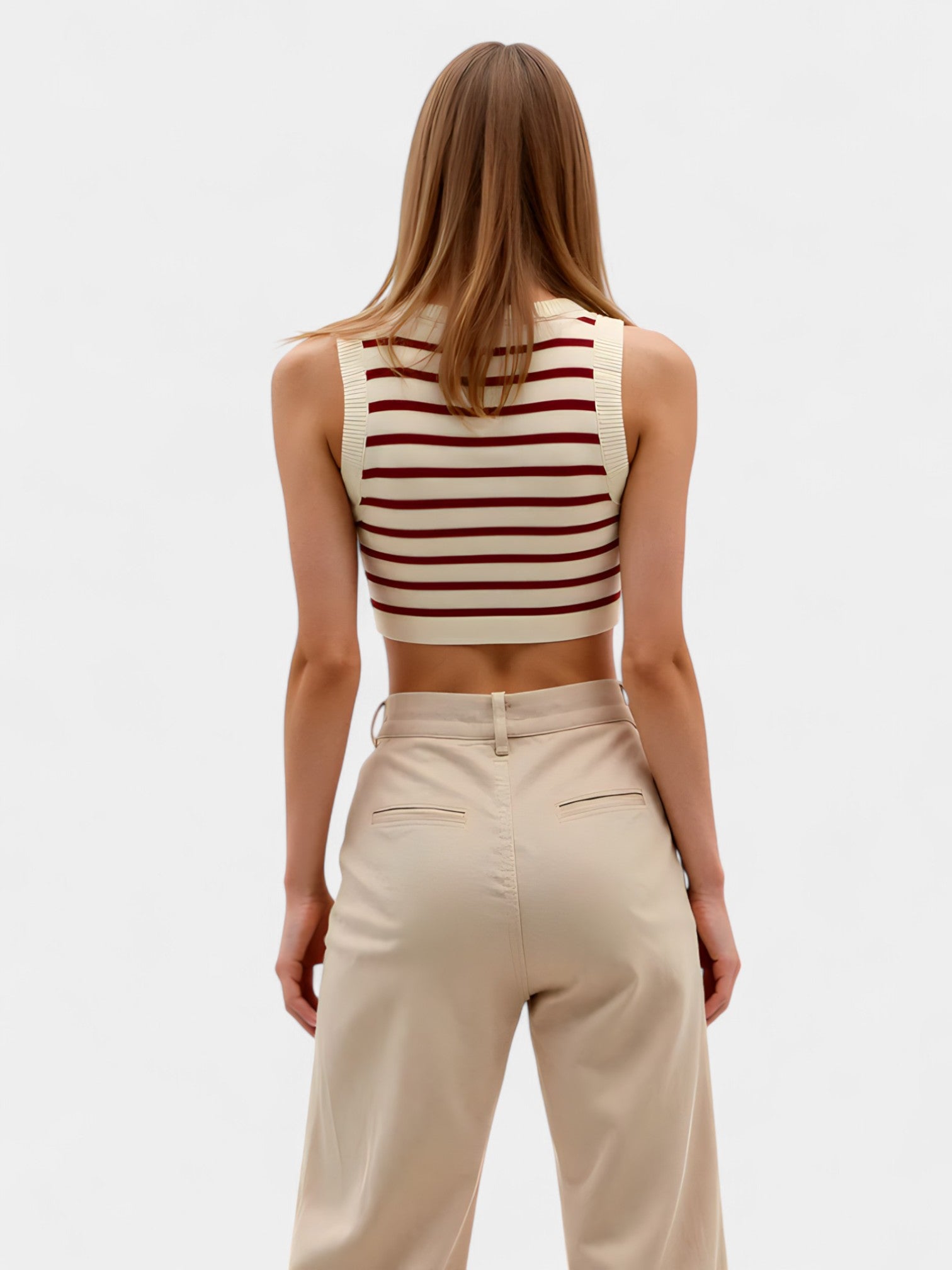 DELIA CROP TOP - RED
