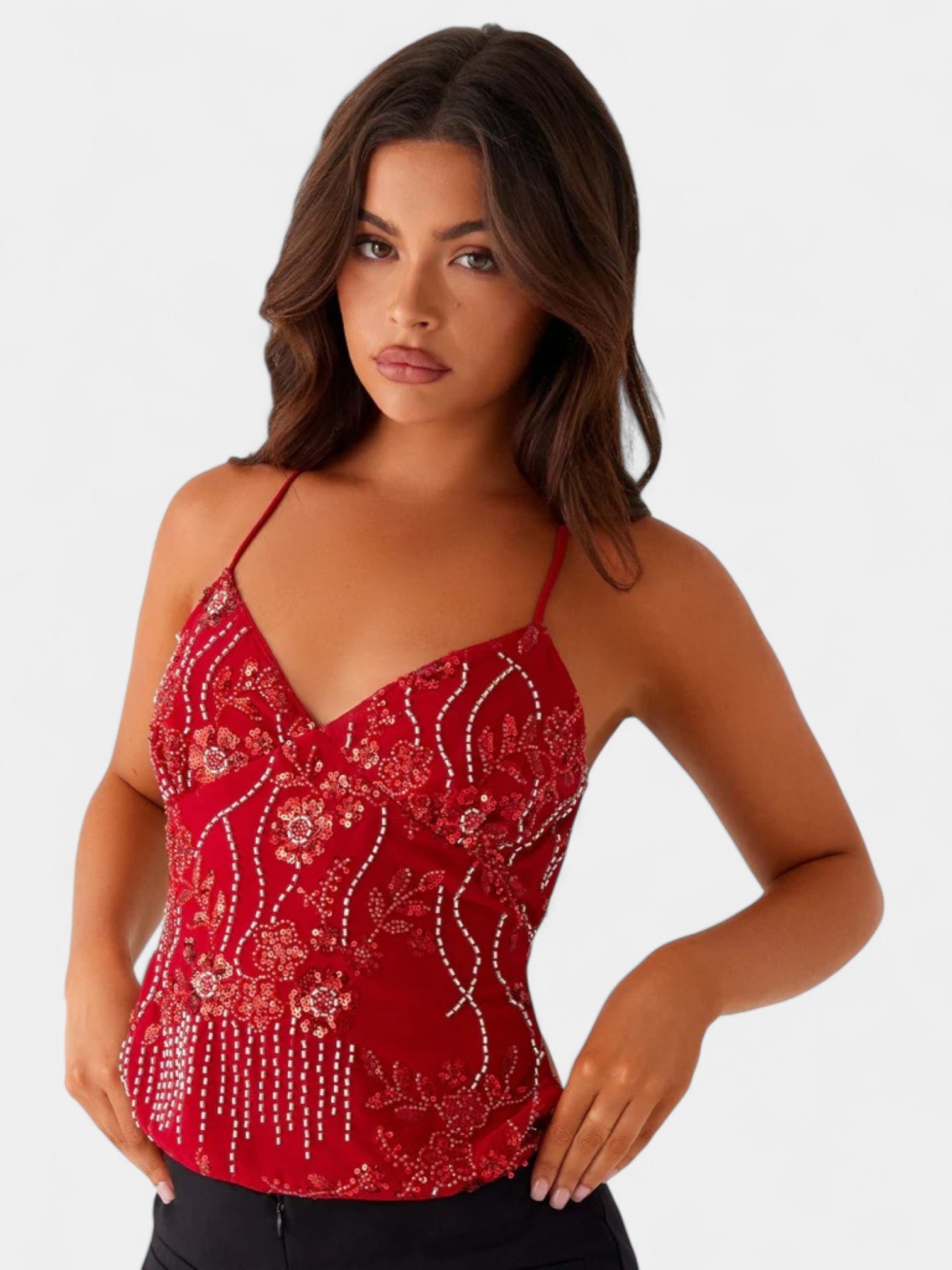 ELLIE SEQUIN TOP