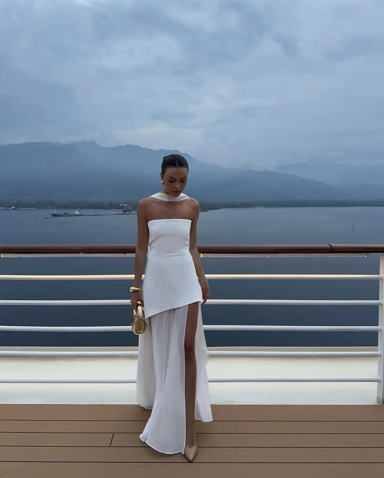 JULISSA MAXI DRESS - IVORY