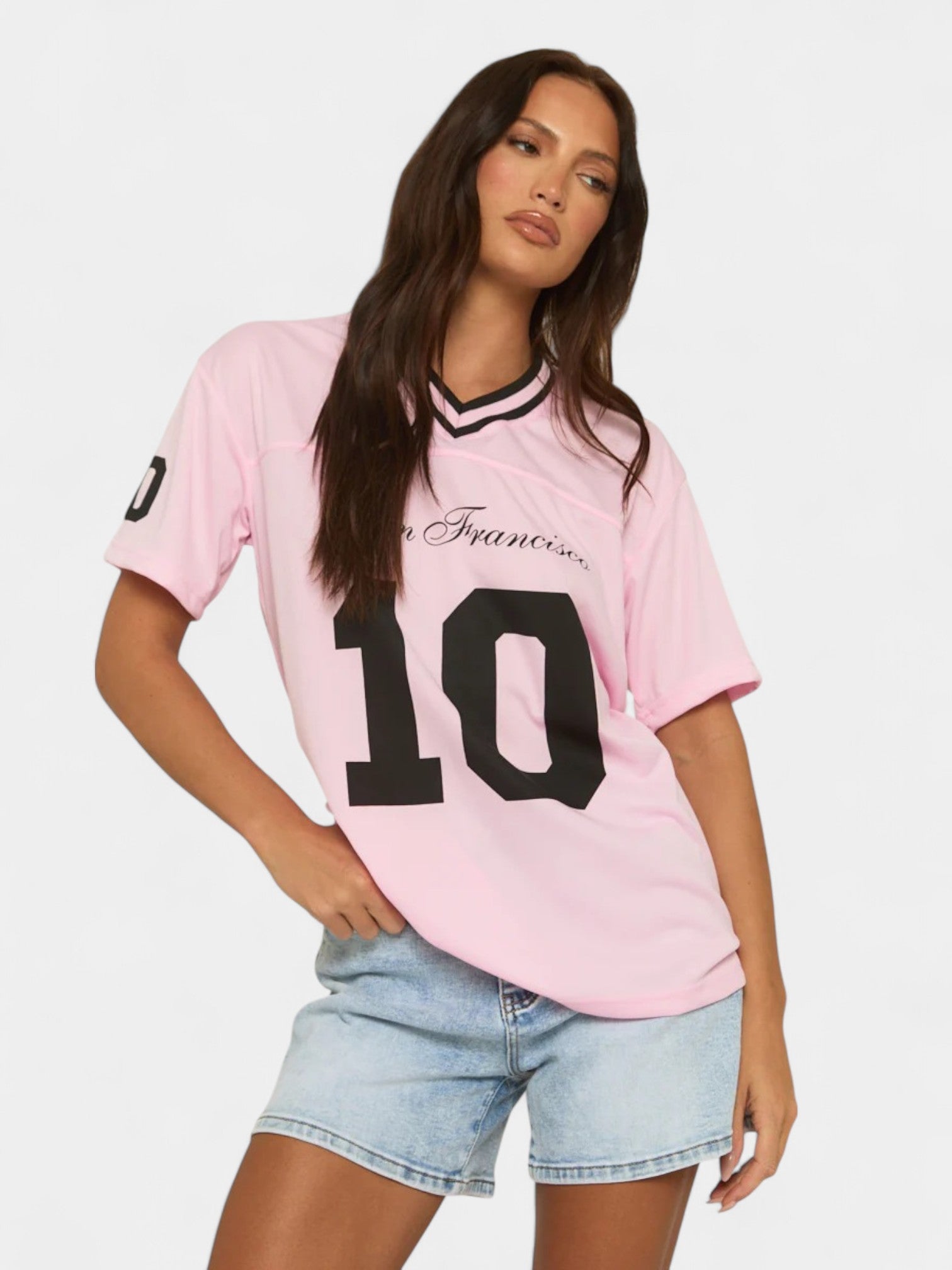 MELROSE OVERSIZED FOOTBALL JERSEY