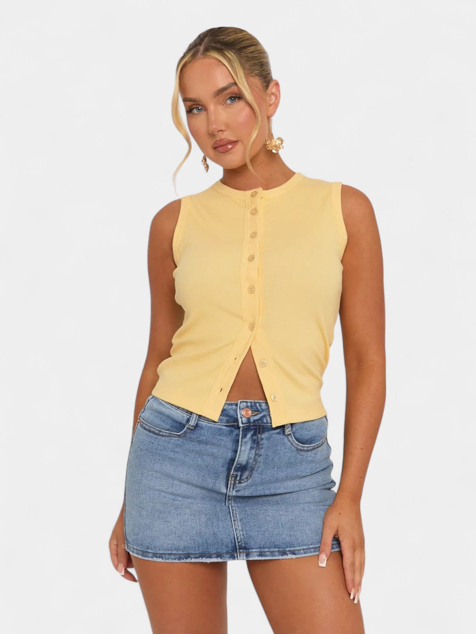 CELESTINE BUTTON UP TOP